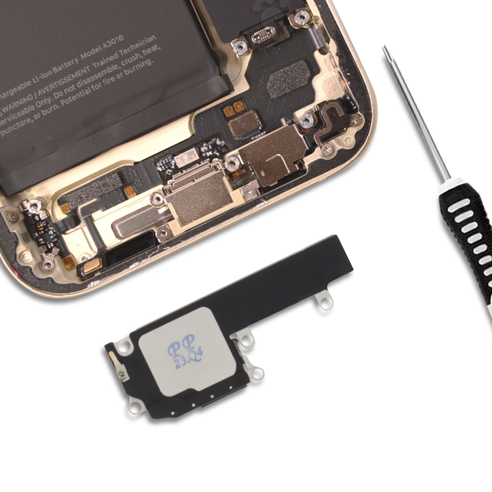 Haut-parleur De Remplacement Pour IPhone 15 Plus | Module Sonnerie Restauré, Son Clair Et Puissant - Compatible A2847, A3093, A3092, A3094