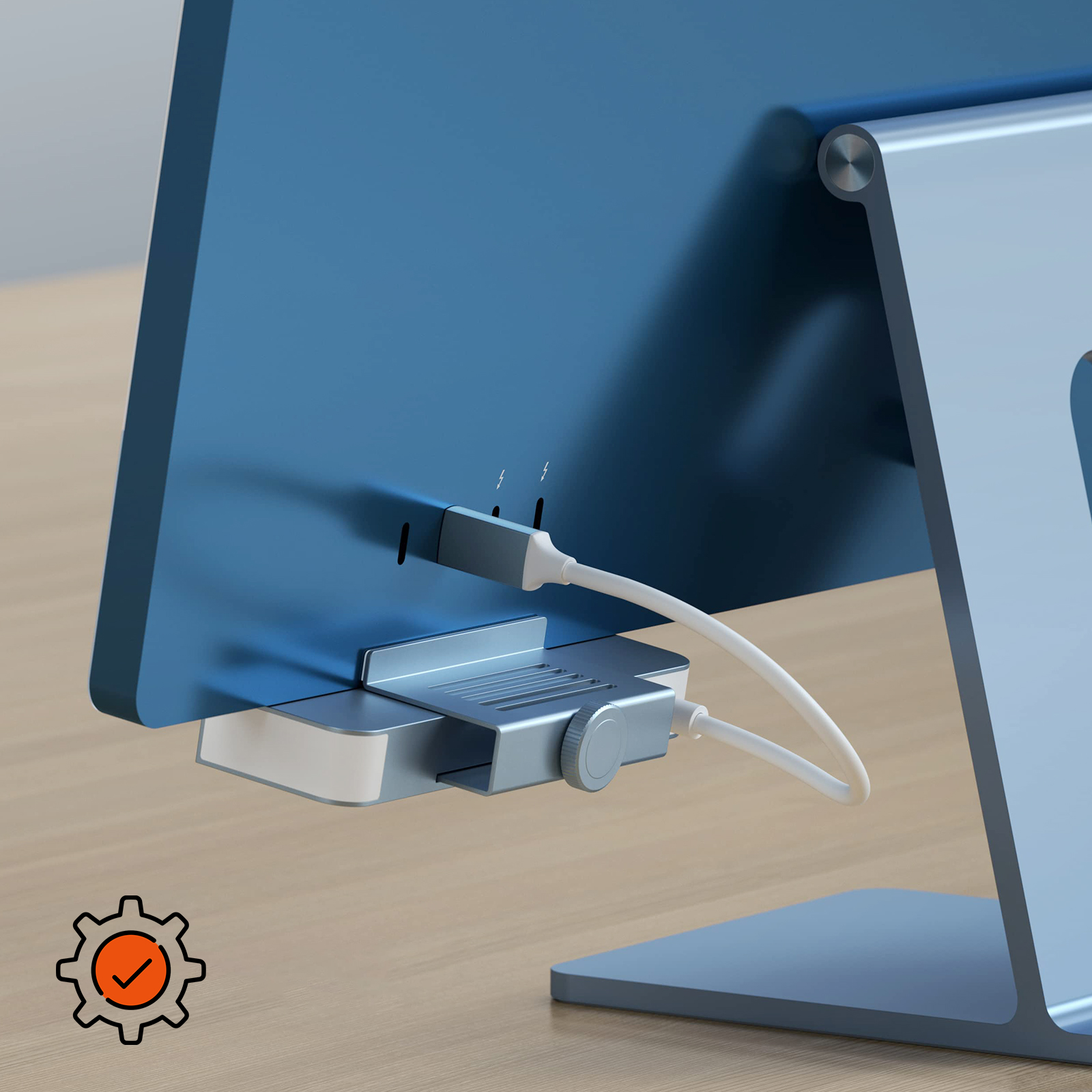 Belkin Hub USB-C 6-in-1 Per IMac 24", MacBook E Altri - Docking Station Con Ethernet, SD/MicroSD, 2xUSB-A E USB-C - INC011btWH - 4