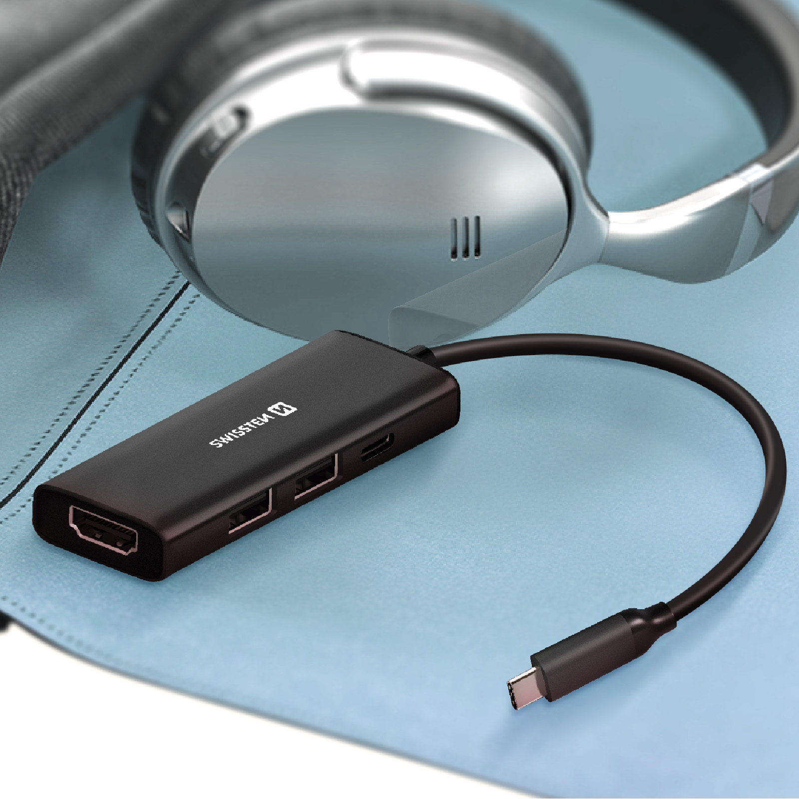 HUB USB C con porta USB C 4K HDMI 100W PD USB 3.0 RJ45 Ethernet Lettore di schede SD/TF Docking Station Adattatore USB C 4/5/6/8 porte  7