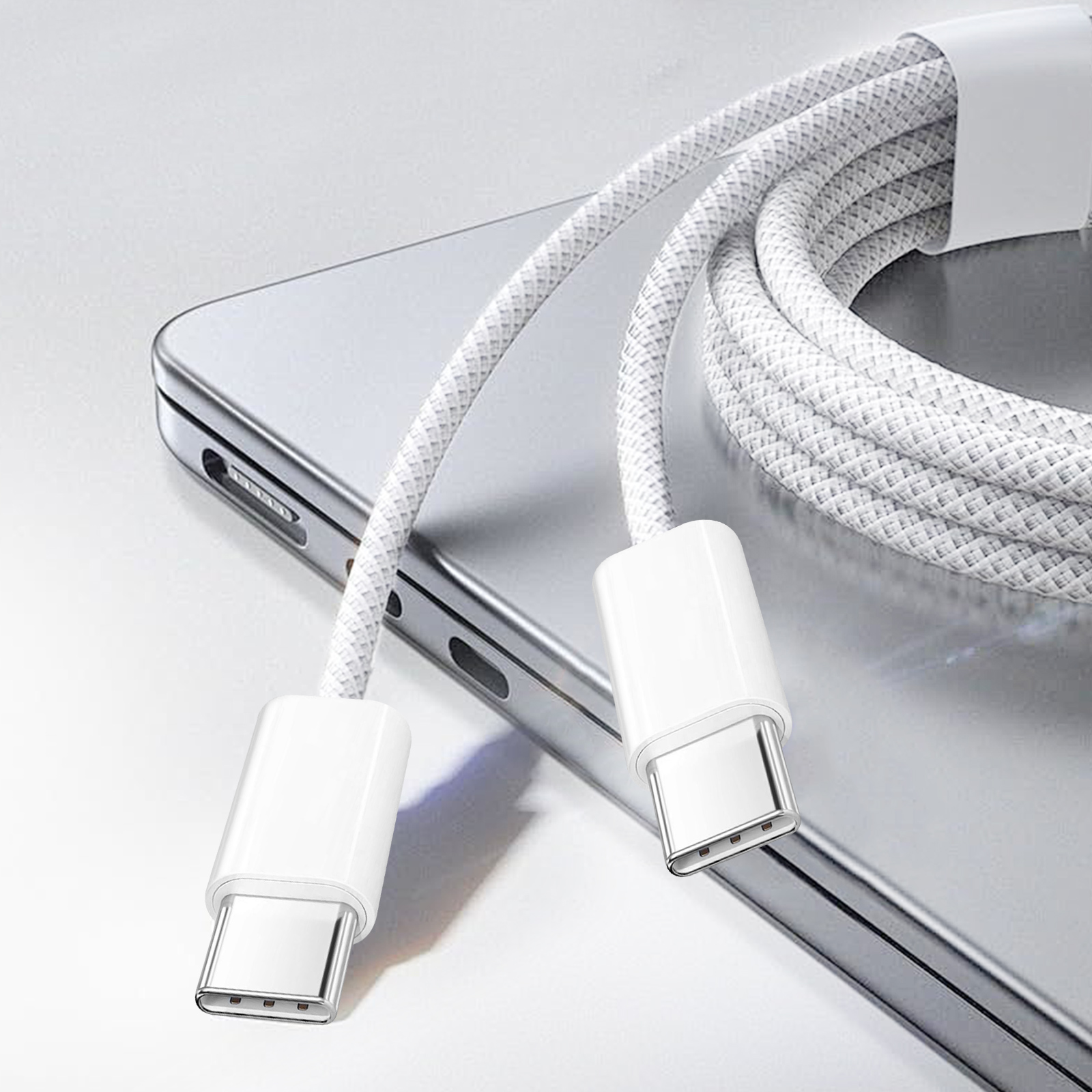 Original Apple USB-C / USB-C Kabel weiß 240W - kompatibel mit