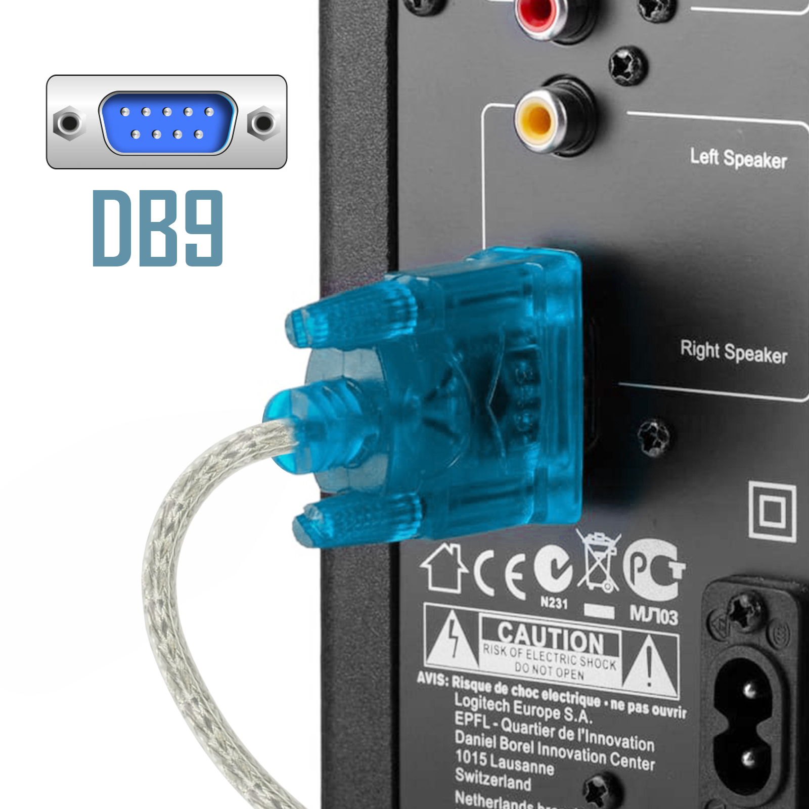 CAVO USB STARTECH Cavo adattatore seriale USB a RS-232 DB9 90 cm | M/M