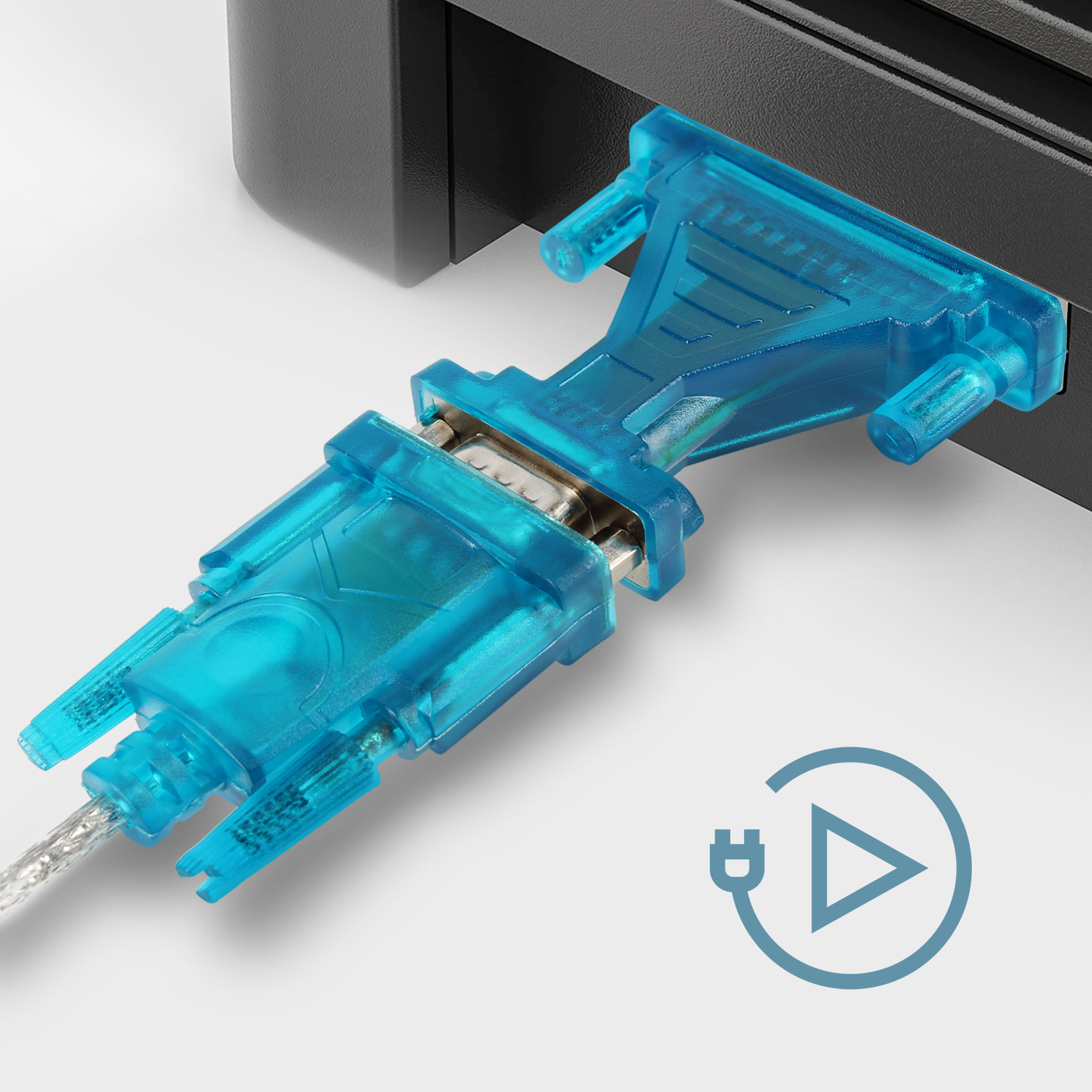 USB SU RS232 9 pin convertitore linea seriale cavo seriale EUR 14,04