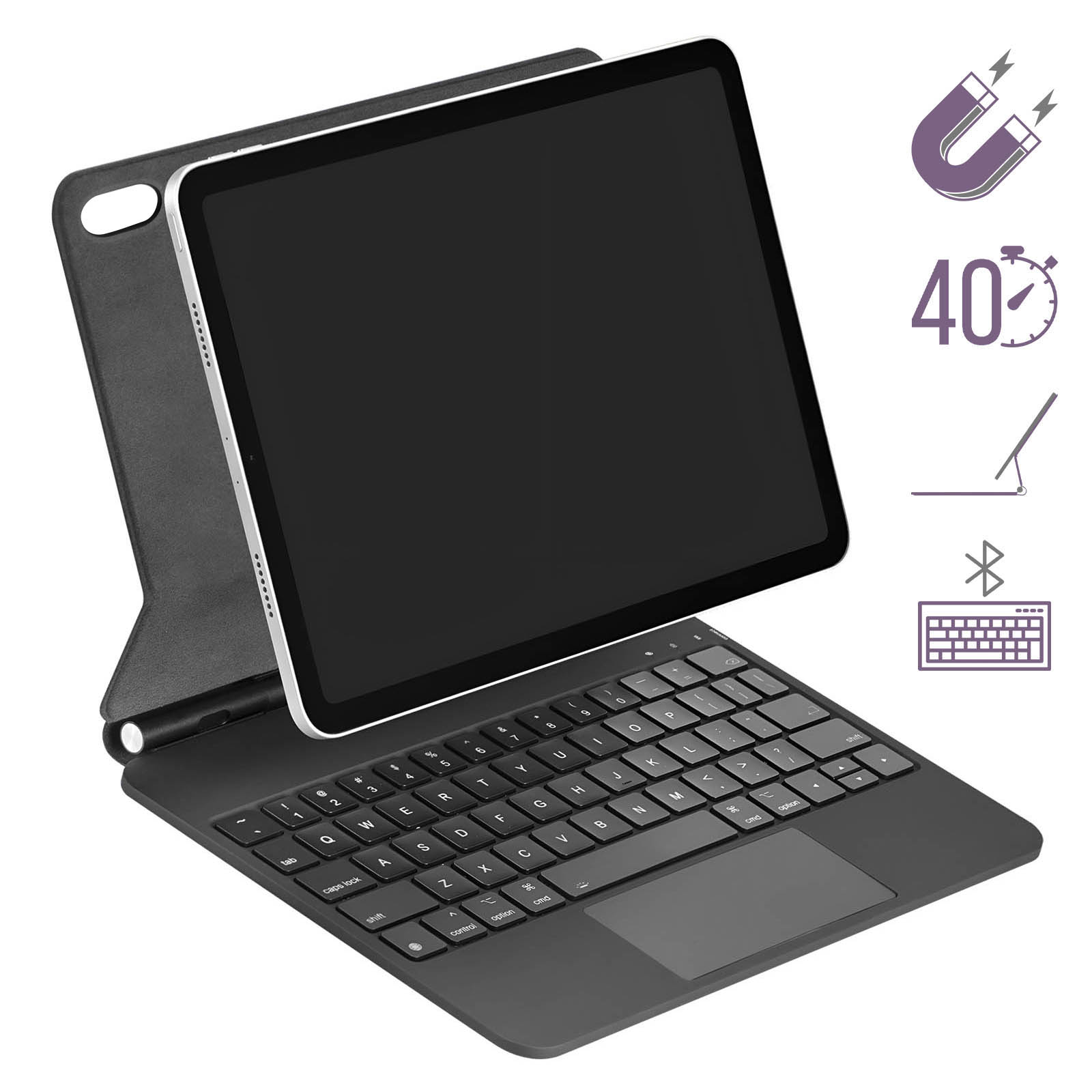 Custodia con Tastiera per Sasung Galaxy Tab A9+ 11 Pollici 2023
