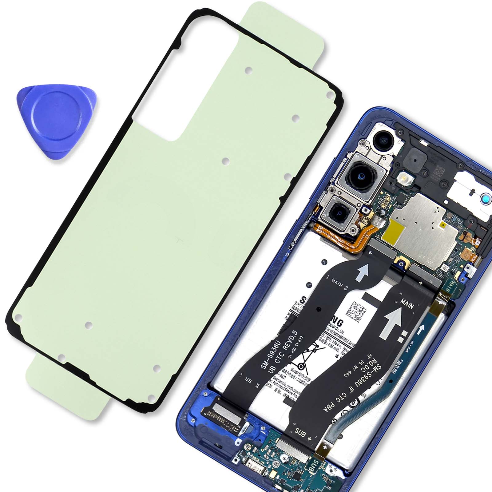 Film De Protection Verre Arrière Original SAMSUNG Galaxy S25+ (Modèle S936B)