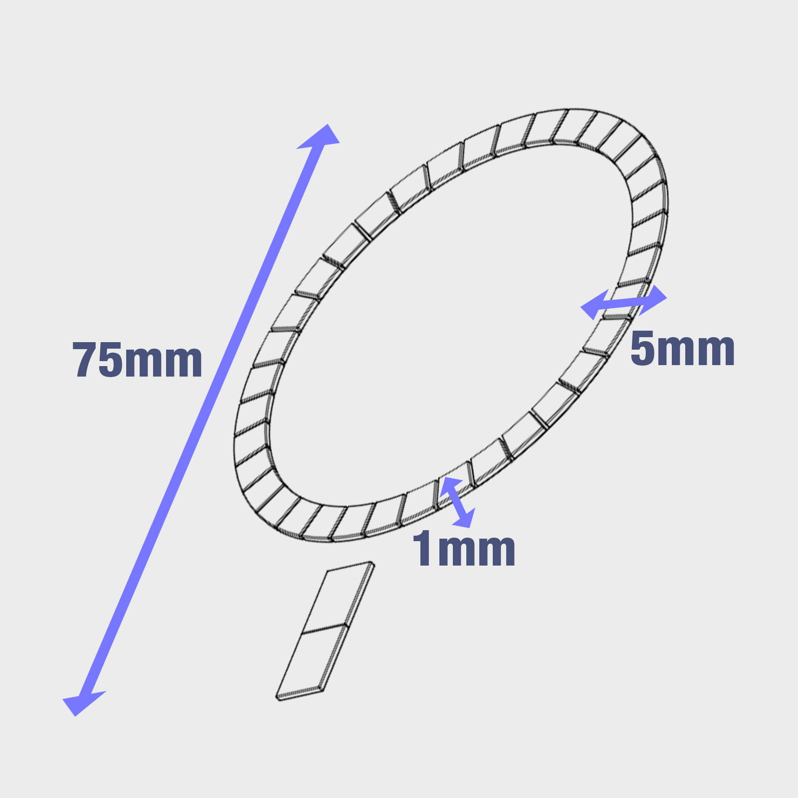 Convertisseur de Charge MagSafe Magnétique, Adaptateur Anneau Adhésif ...