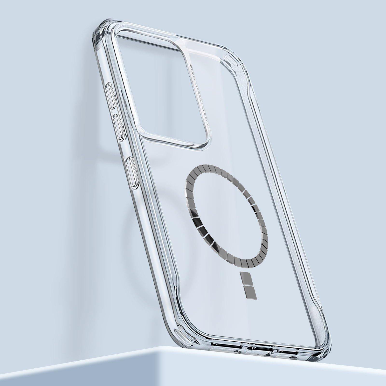 Aimant MagSafe Adhésif, Adaptateur Charge Sans-fil Magnétique Pour Smartphone Qi (Coque / Étui) - Français