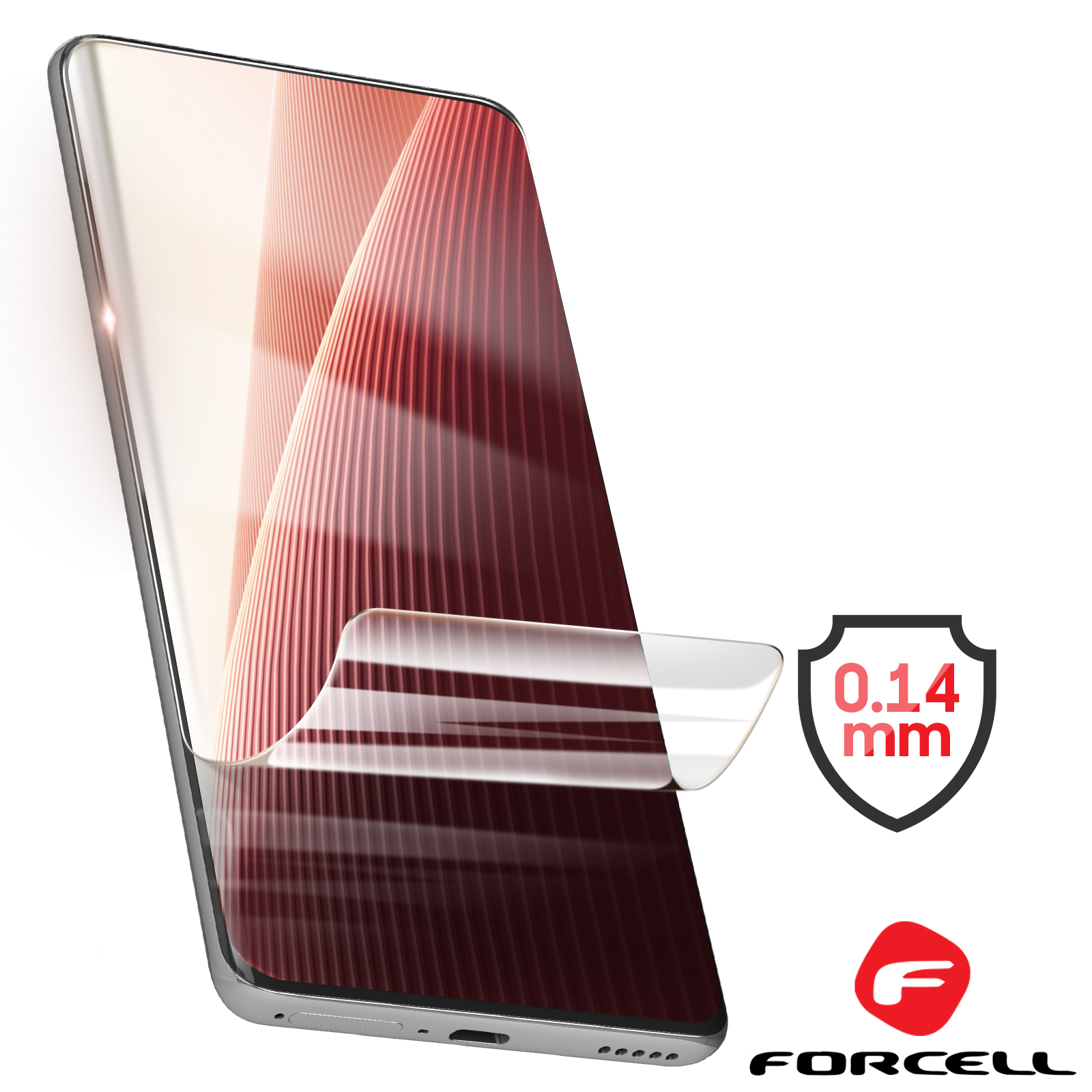 Pellicola protettiva in vetro flessibile, 100% trasparente per tablet