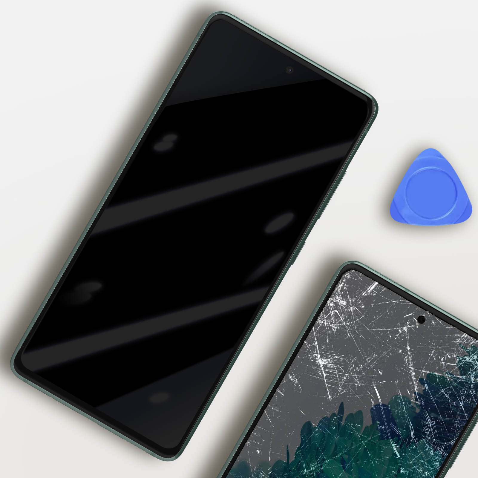 Écran LCD Complet Avec Châssis Pour Galaxy S20 FE 5G (G781B) – Vert