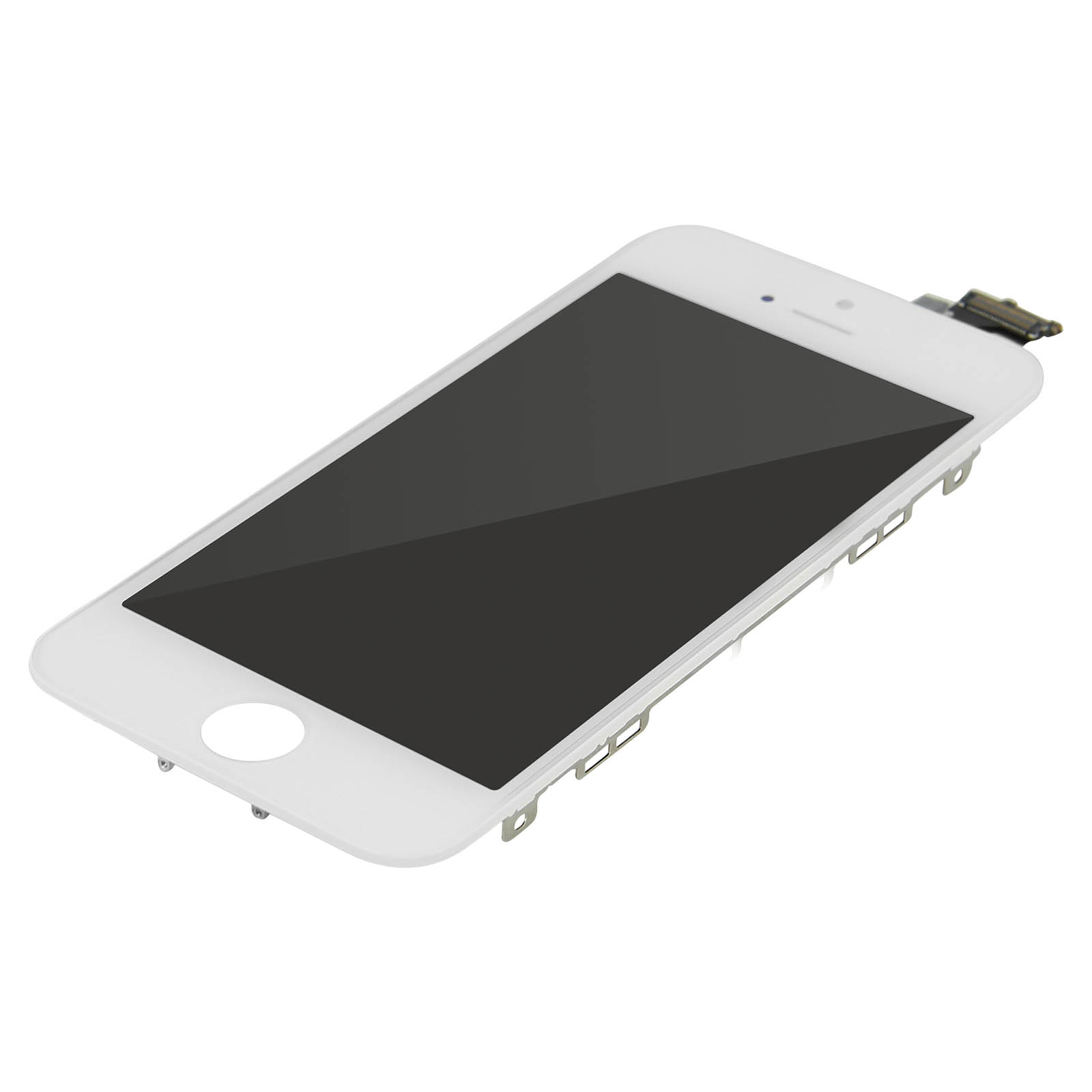 Schermo LCD Completo Con Vetro Tattile Per IPhone 5/5s/5c - Nero O Bianco, Su Telaio
