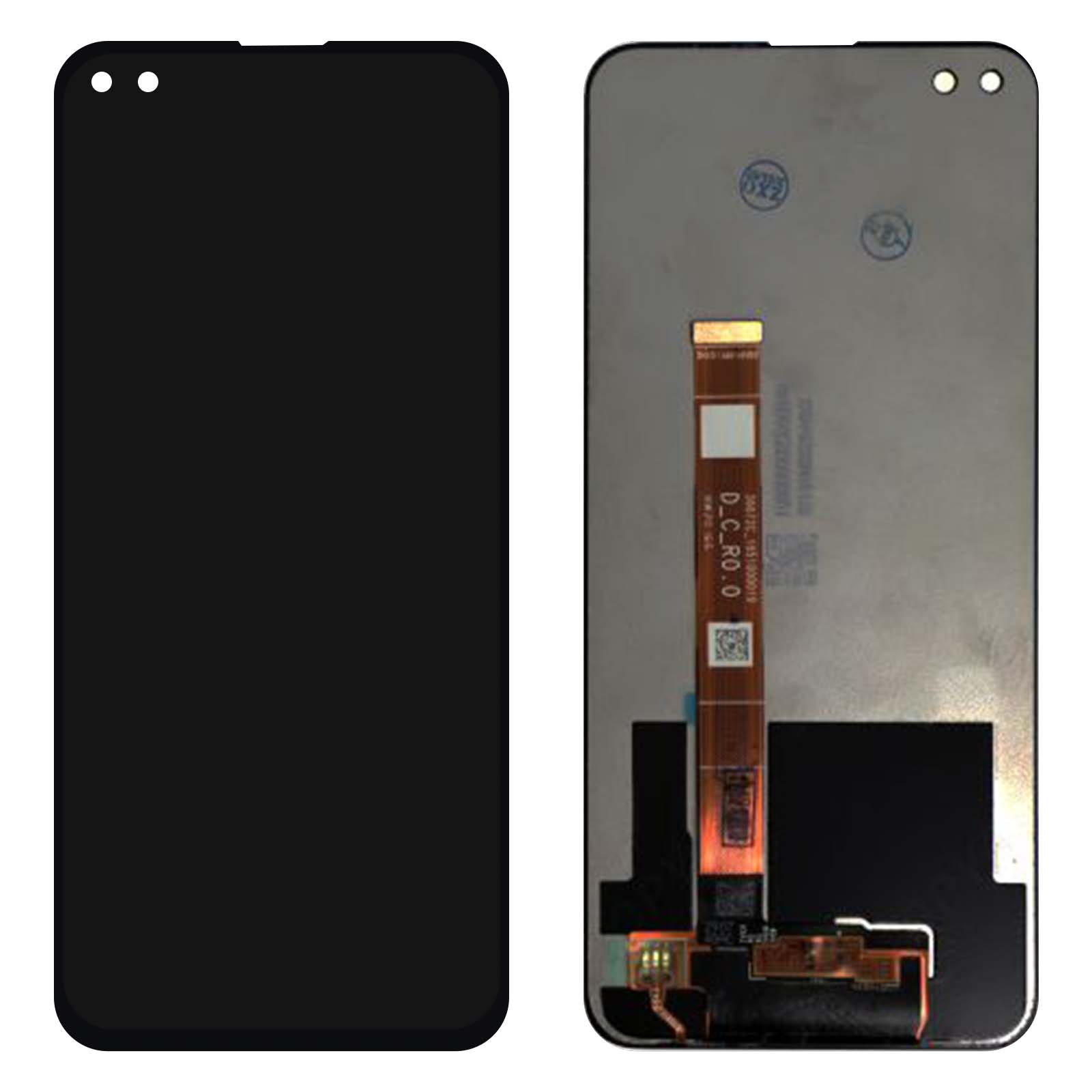 Écran LCD Complet + Vitre Tactile Noire Pour Oppo Reno Z (CPH1979) - Neuf