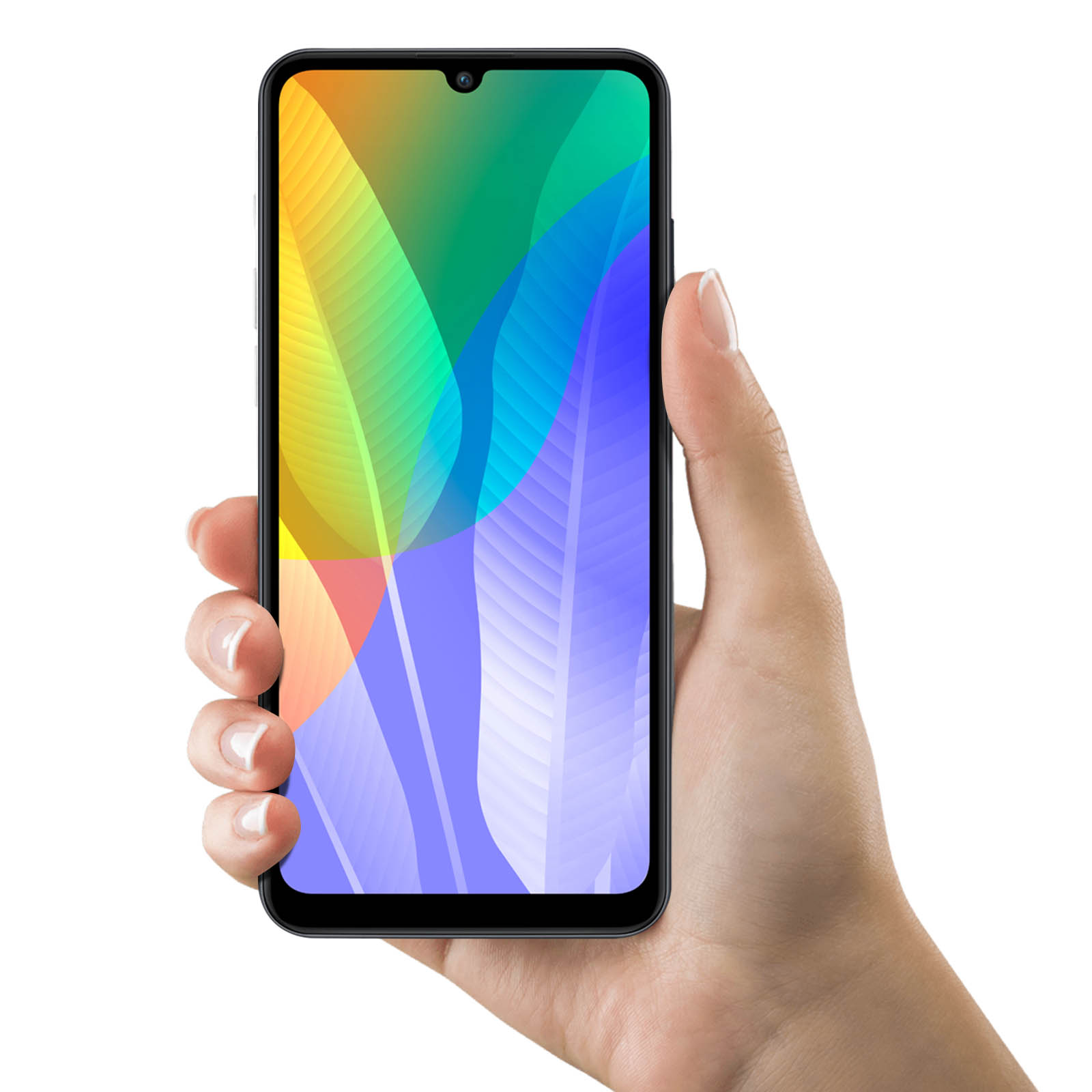 atFoliX Verre film protecteur pour Huawei Y6p 9H Hybride-Verre