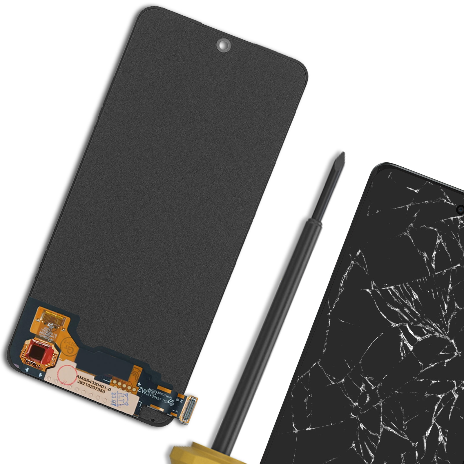 Ecran LCD + Vitre tactile sur châssis pour redmi note 12 4G