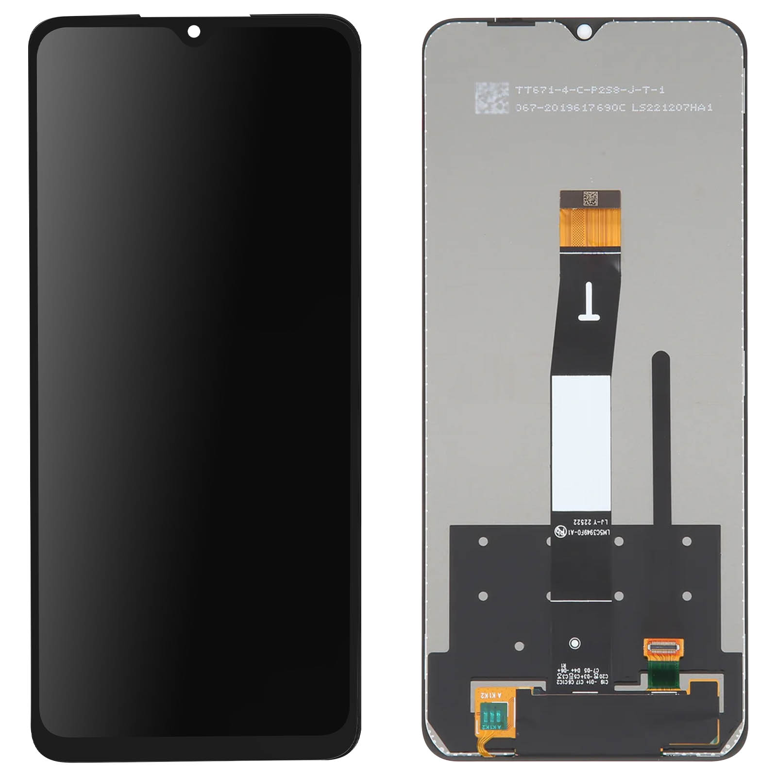 Ecran LCD et Vitre Tactile Premium Noir pour TCL 40 R 5G