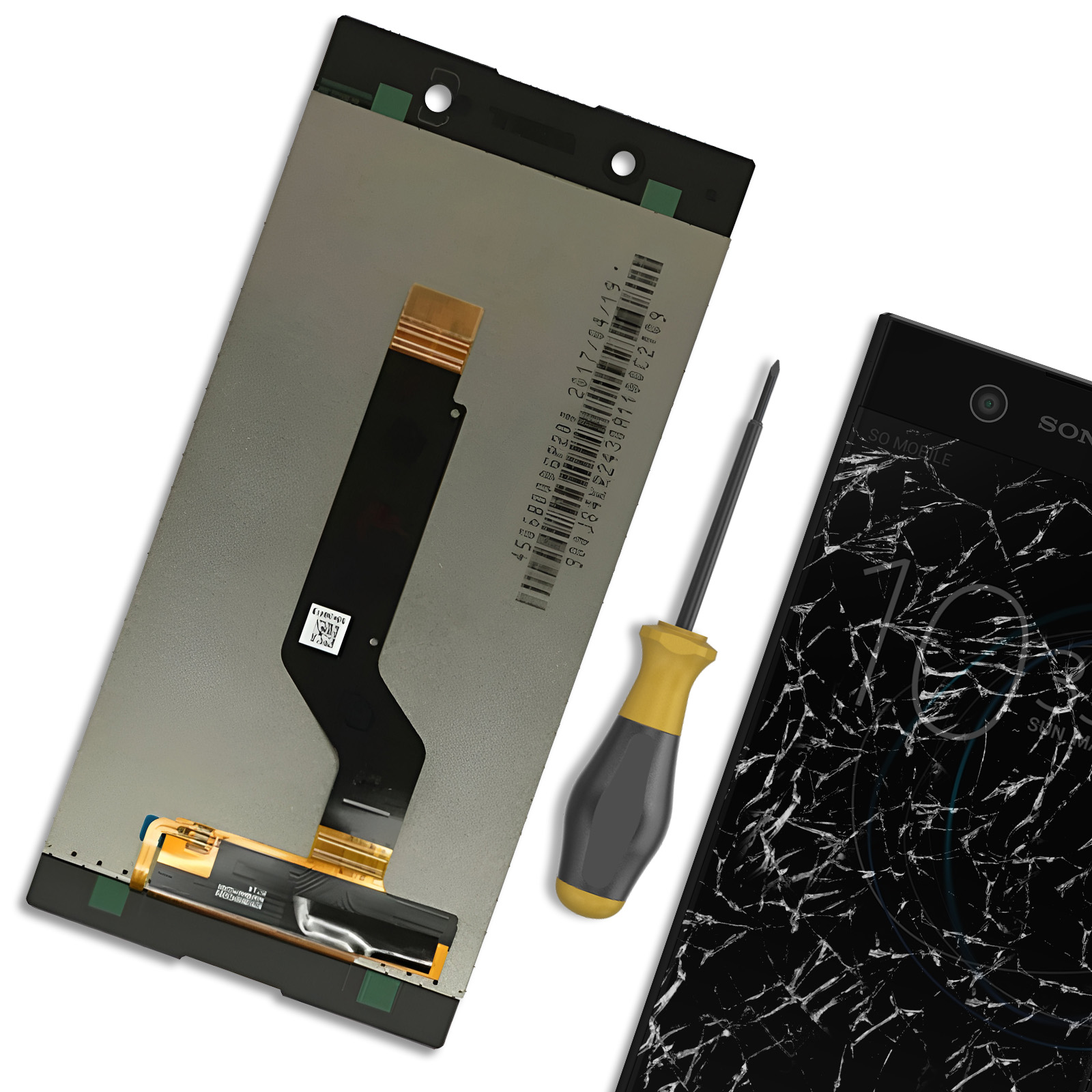 Écran LCD Complet Noir Pour Sony Xperia L4 - Pièce Détachée Neuve Générique