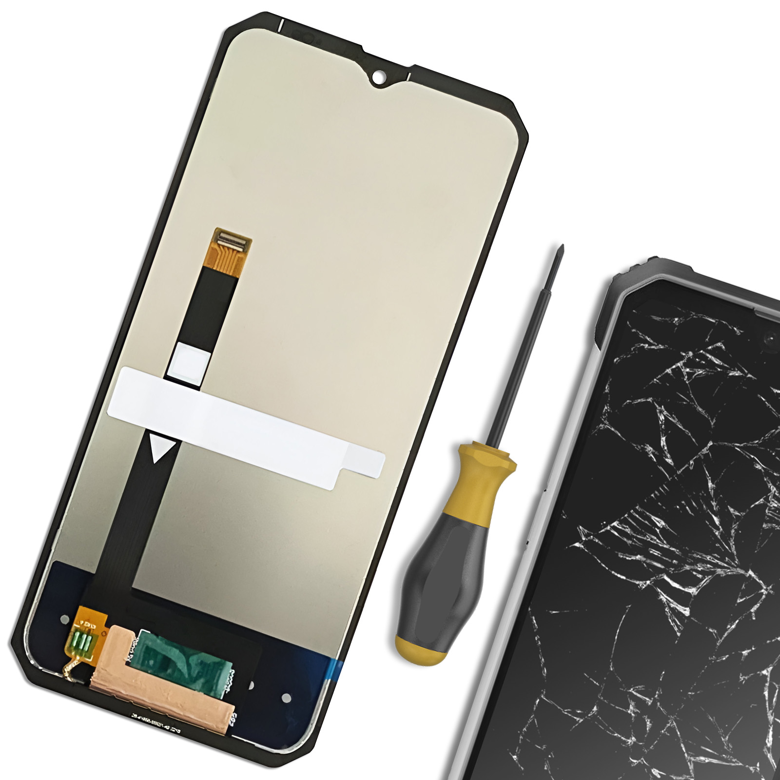 Display LCD + Touch Screen Per Blackview A80 Pro / A80 Plus – Schermo Vetro Nero