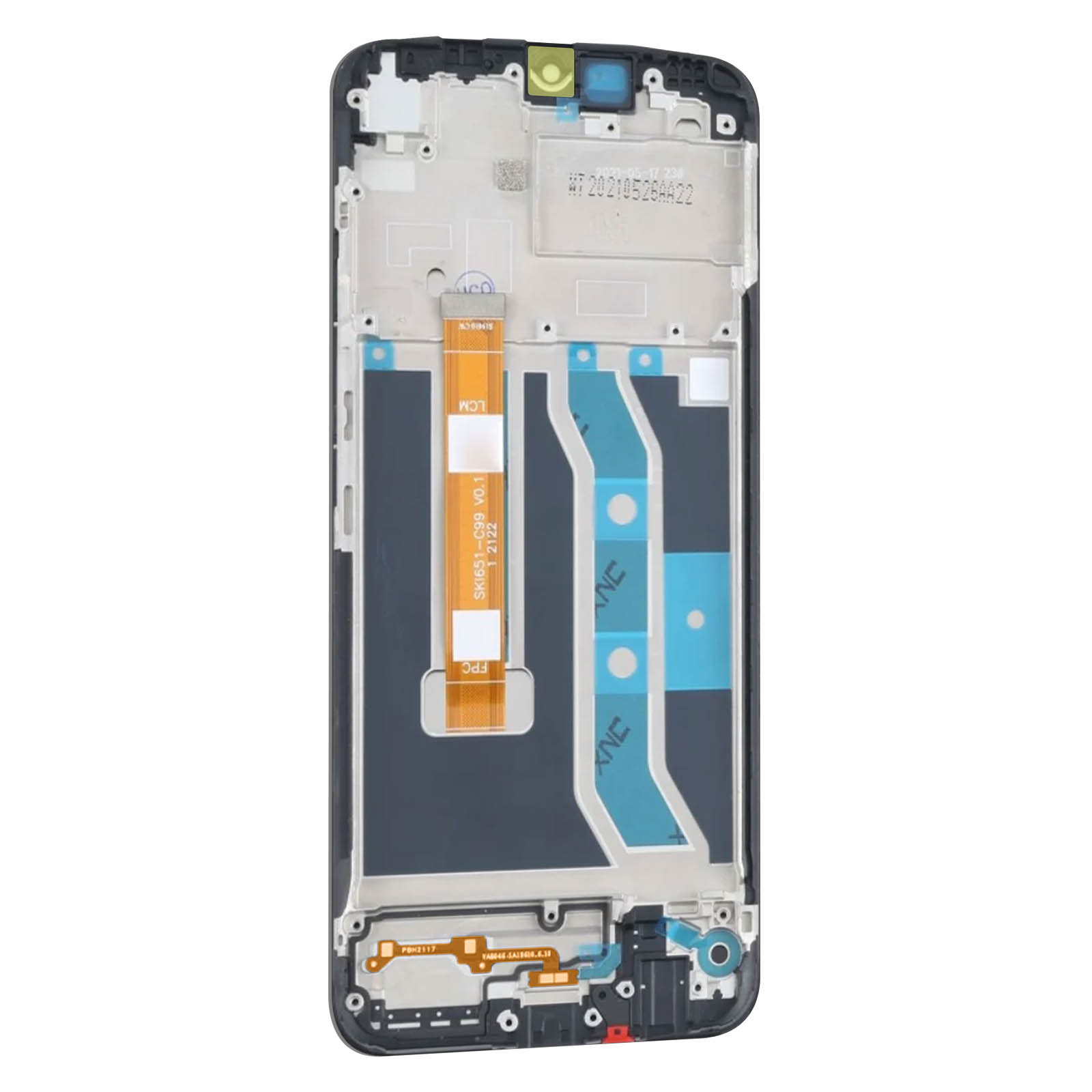 Kit écran LCD + Vitre Tactile Sur Châssis Pour Realme C25Y - Noir OEM - Neuf Avec Outils - Référence B-004-013-024