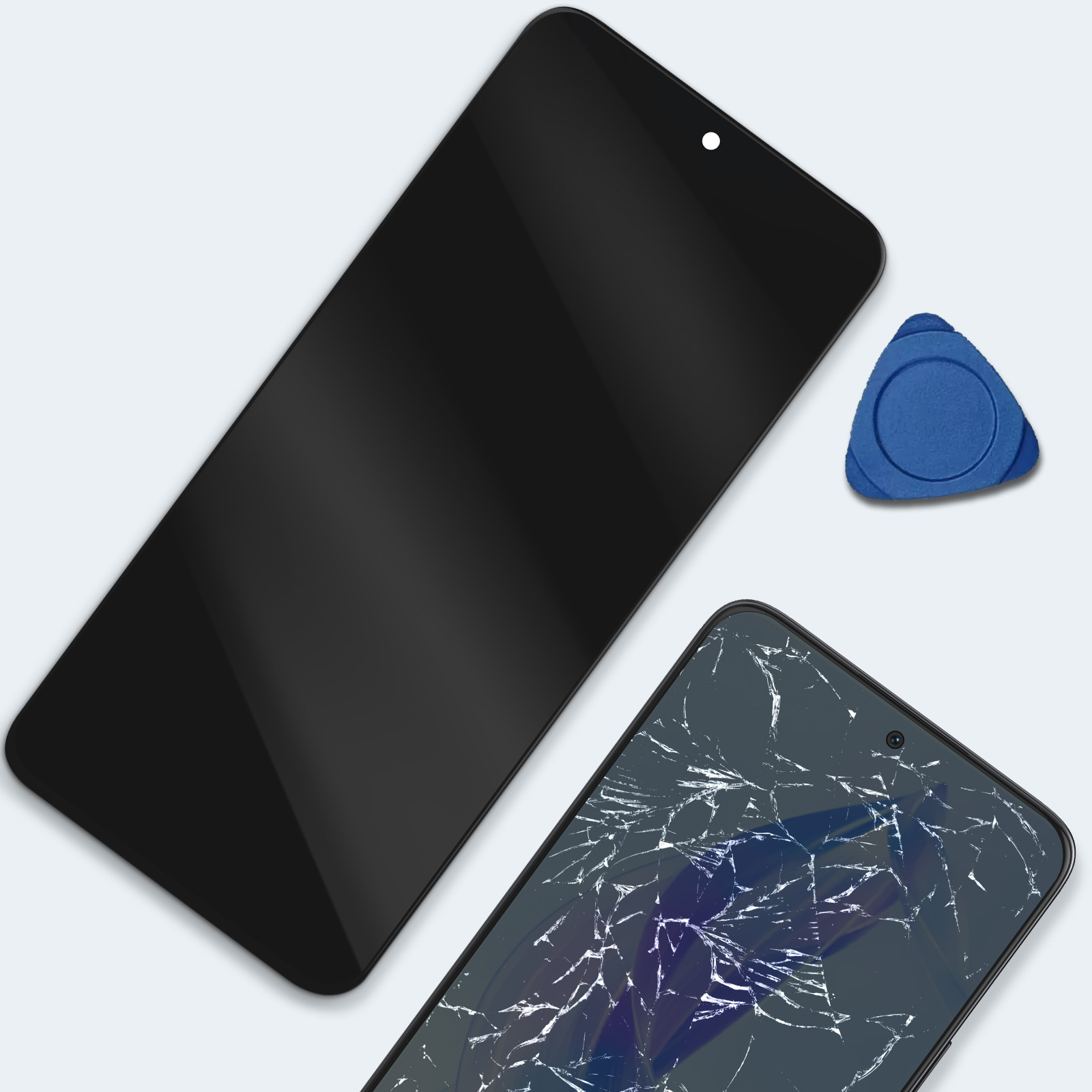Écran LCD Complet Avec Châssis Pour Honor 90 Lite - Original, Noir, Inclus Outils Et Colle