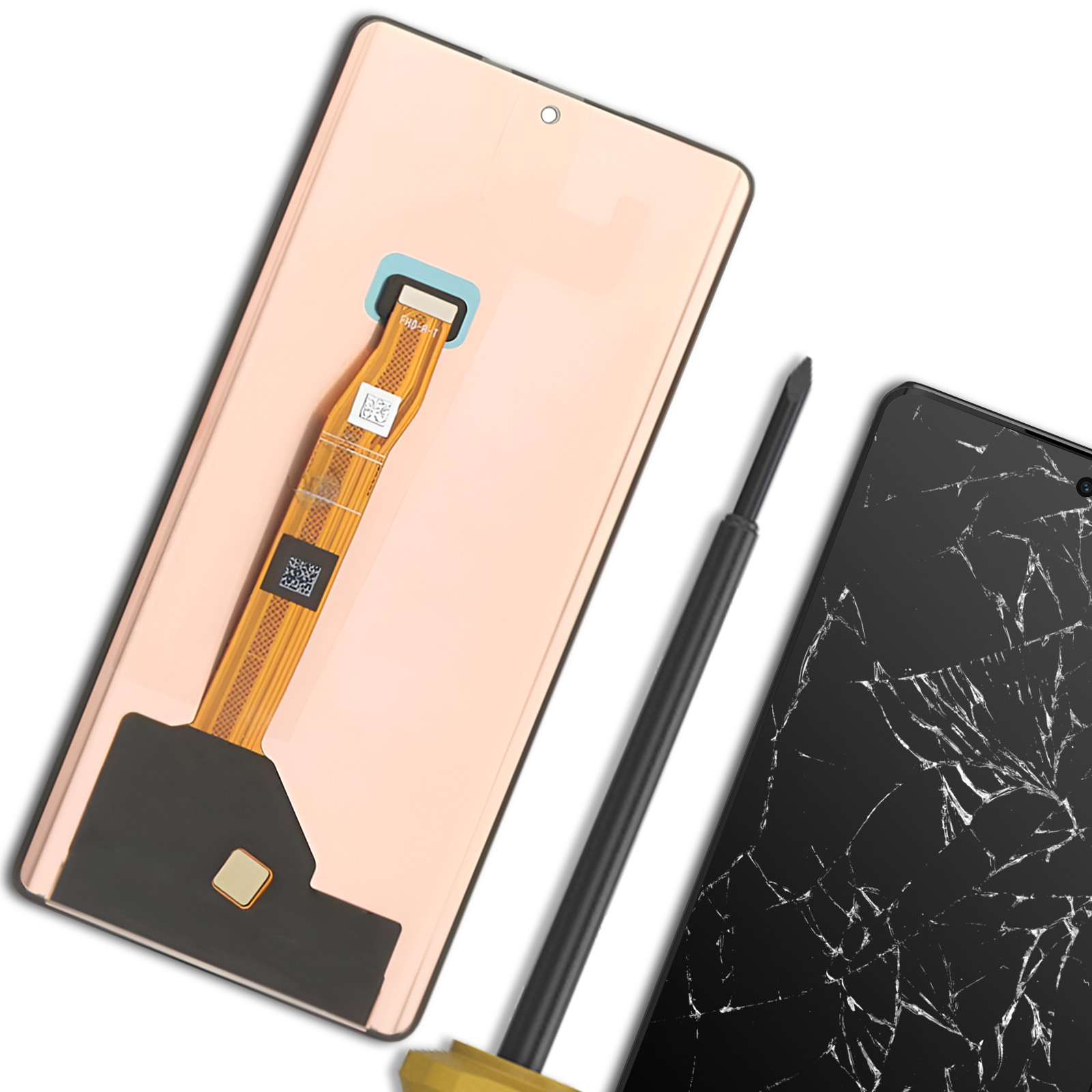 Ecran complet oled premium vitre tactile châssis pour Honor 10 lite