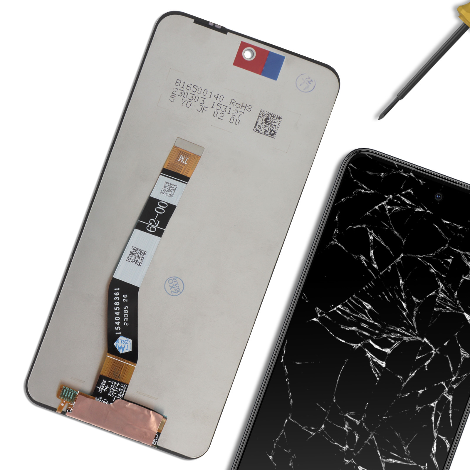 Kit Écran Complet Pour Motorola Moto E4 5 - Vitre Tactile + LCD, Noir, Neuf, Garanti 1 An