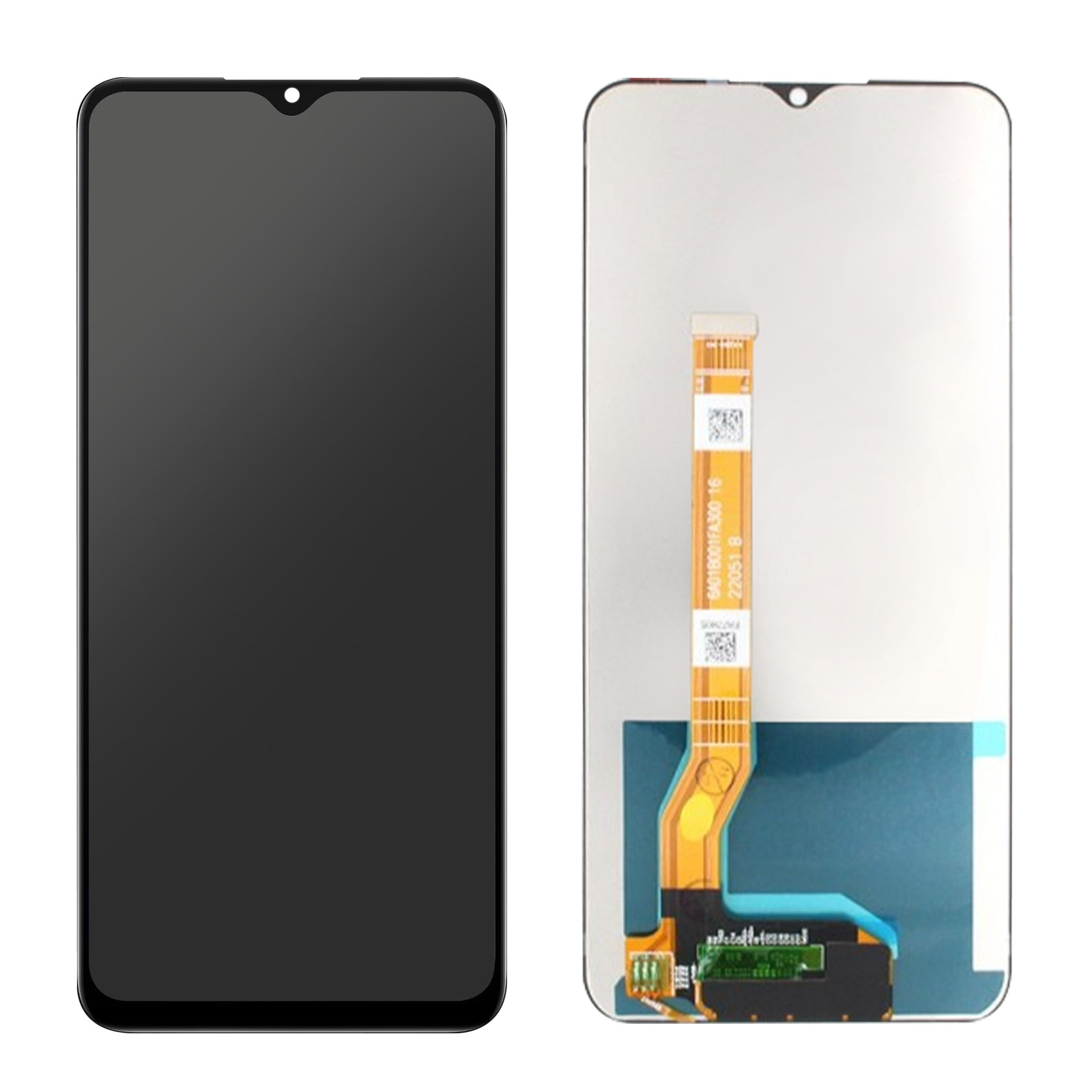 Bloc Complet pour Oppo A77 Écran LCD Vitre Tactile Compatible Noir