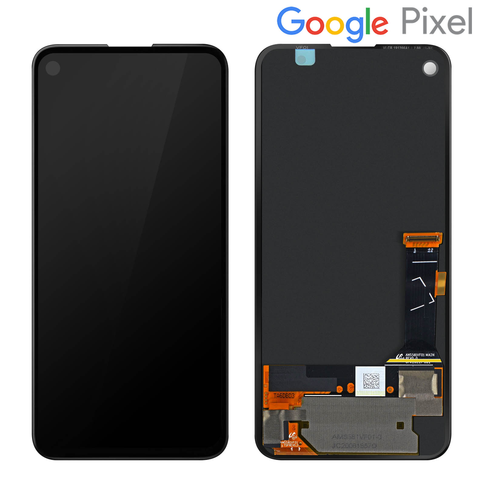 CADRE FRONTAL D'ECRAN Pour Google Pixel 4 XL Noir EUR 62,29 - FR