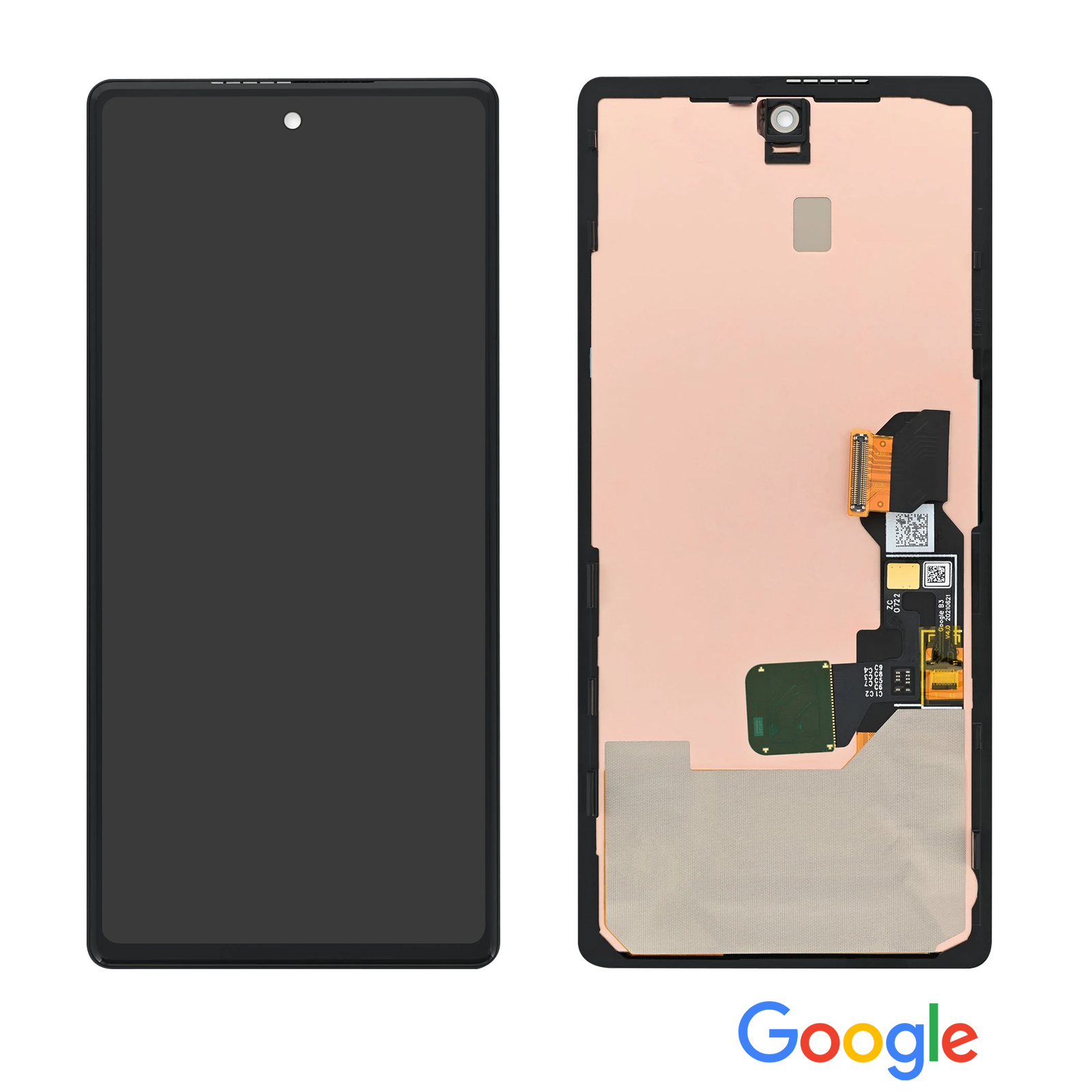 Écran d'Origine Google Pixel 6a Noir LCD + Vitre Tactile Assemblé