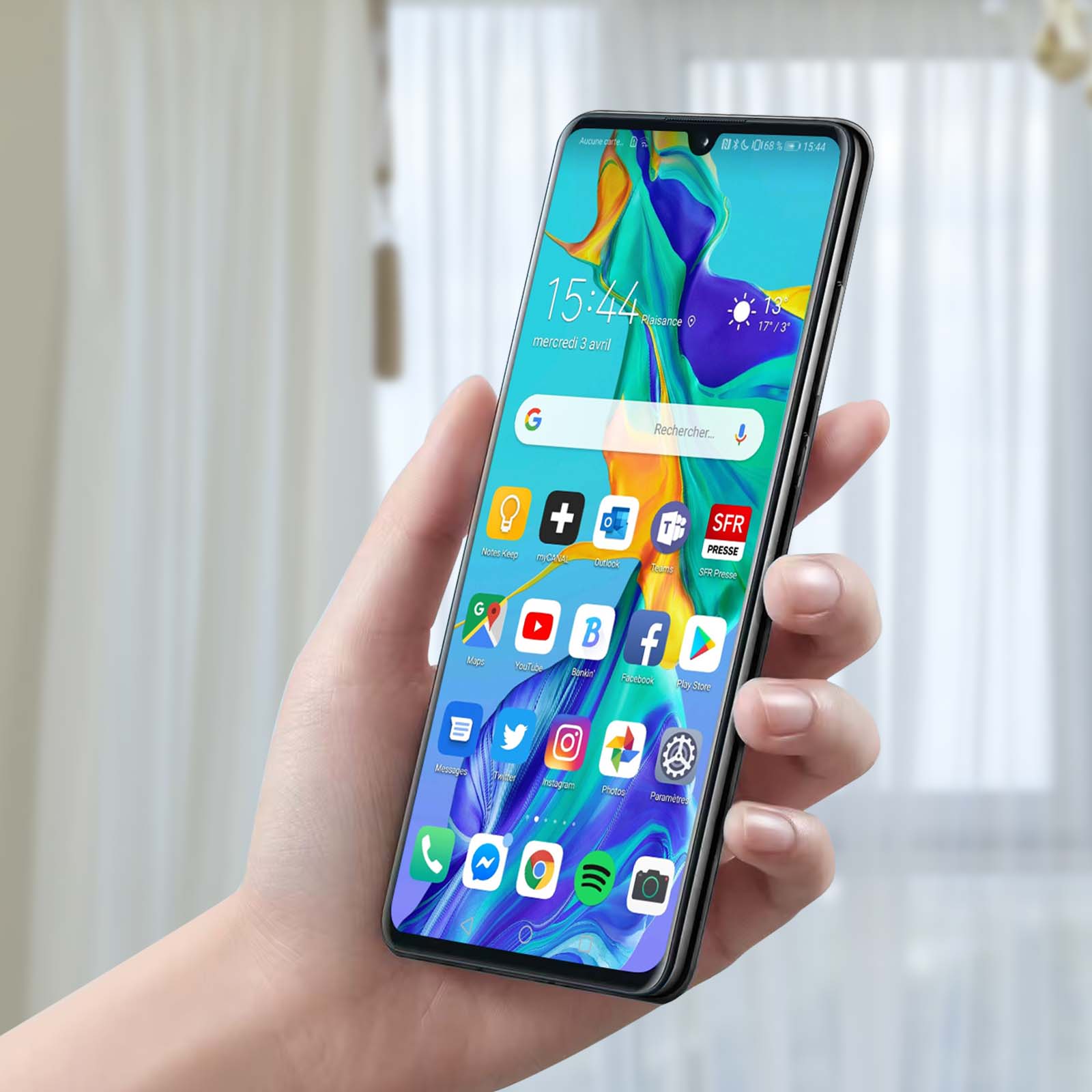 Bloc Complet Huawei P30 Lite Écran Lcd Batterie 3340 Mah Original Noir à Prix