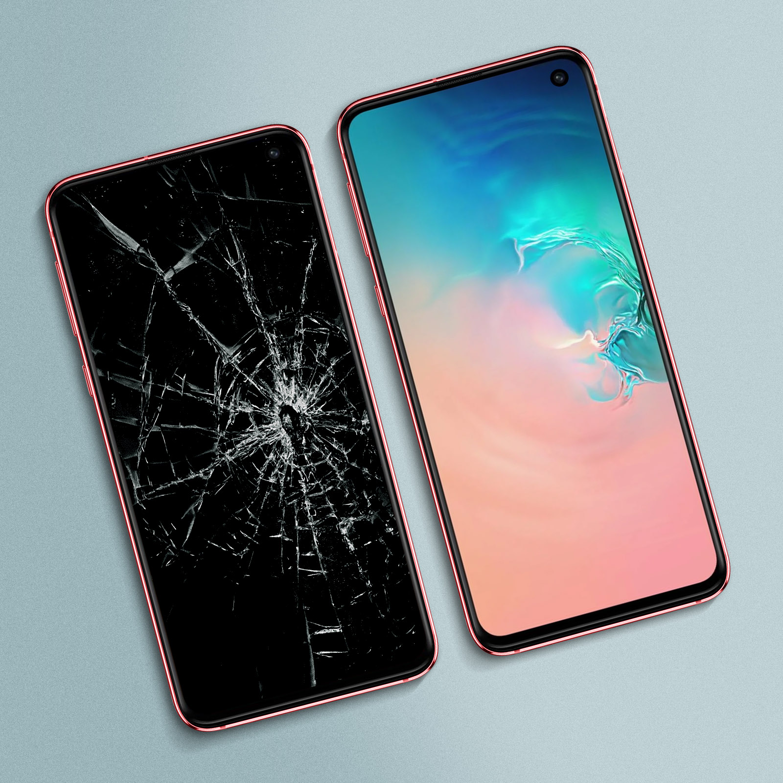 Écran LCD Original Samsung S10e + Vitre Tactile [Service Pack] - Rouge ...