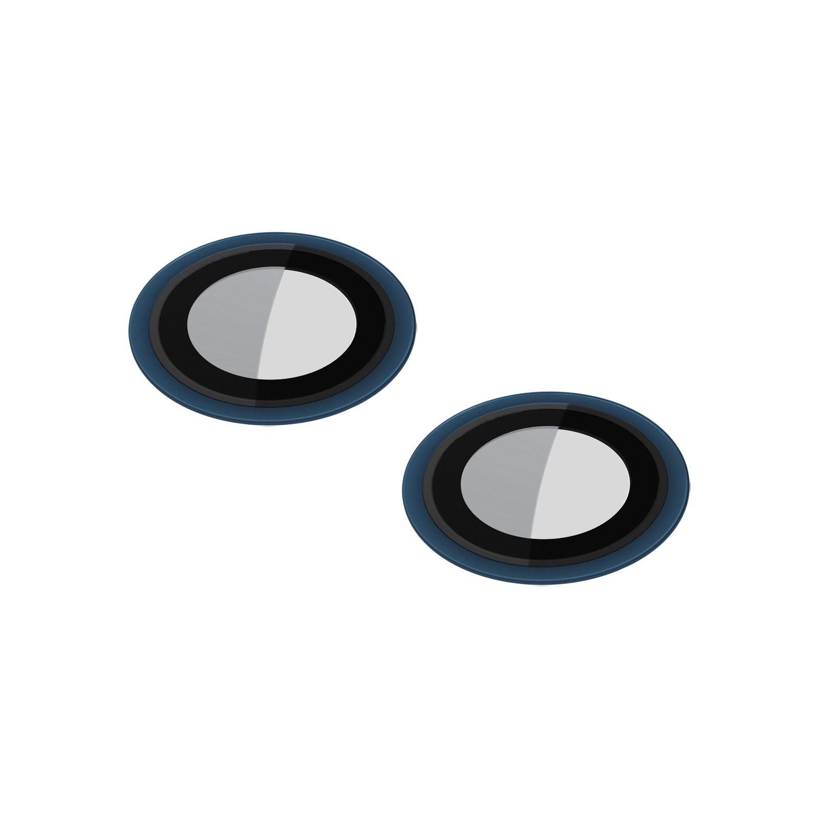 Lentille Caméra Arrière + Contour Bleu Pour IPhone 12 Mini - Neuf Sous Blister