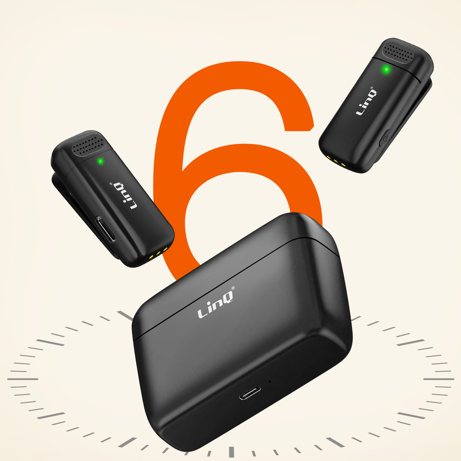 Micro Cravate Sans Fil 1MORE M100 - Pour IPhone/Android, Réduction De Bruit, Portée 100m, Autonomie 18h - Idéal Streaming Et Vidéos