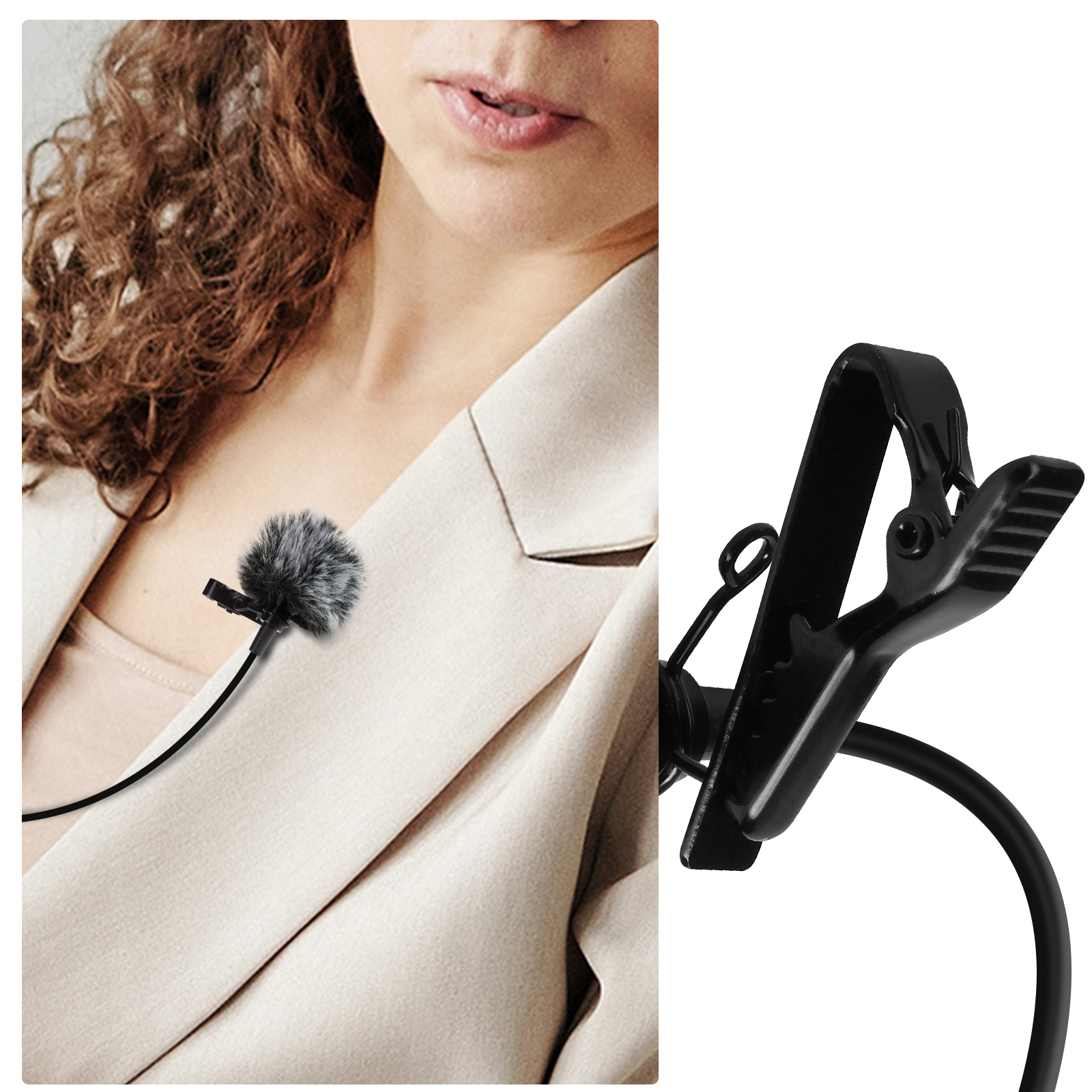 LVVIACE Micro Cravate Sans Fil Pour IPhone IPad - 82 Pieds Avec Étui Chargement 40H, Annulation Bruit Lightning