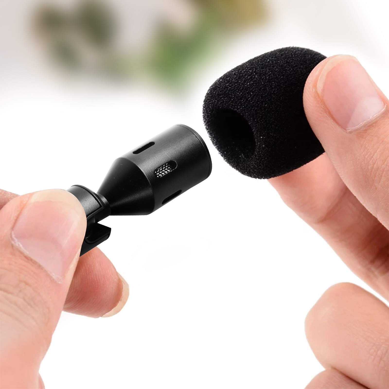 MOJOGEAR Microphone Cravate USB-C 3m - Pro Pour Smartphone Android, IPhone 15/16, Tablettes - Noir
