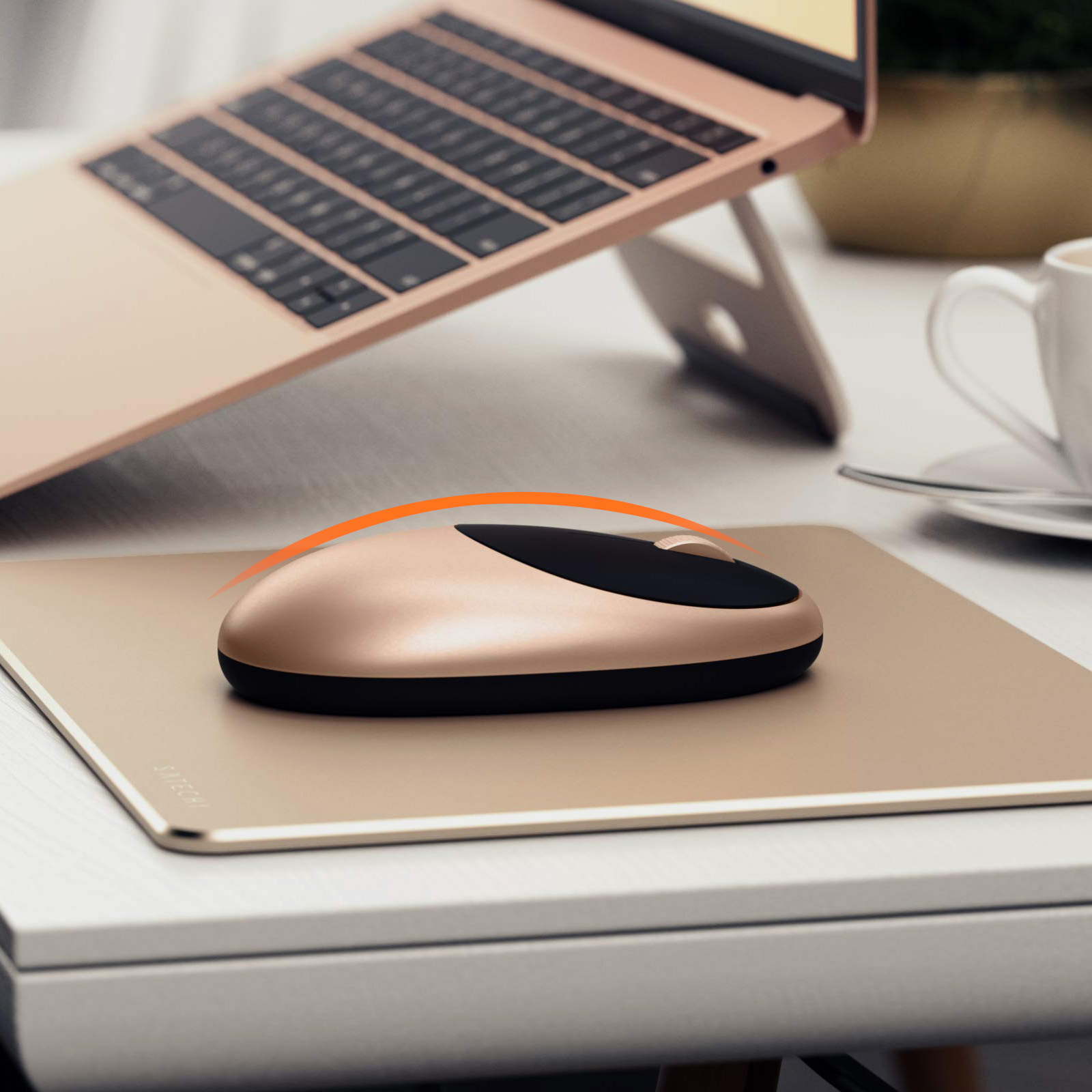 Mouse Portatile Leggero Wireless Universale Ricaricabile - Compatibile Con MacBook, IPad, PC, Silenzioso E Leggero Mouse Bluetooth - Foto 2