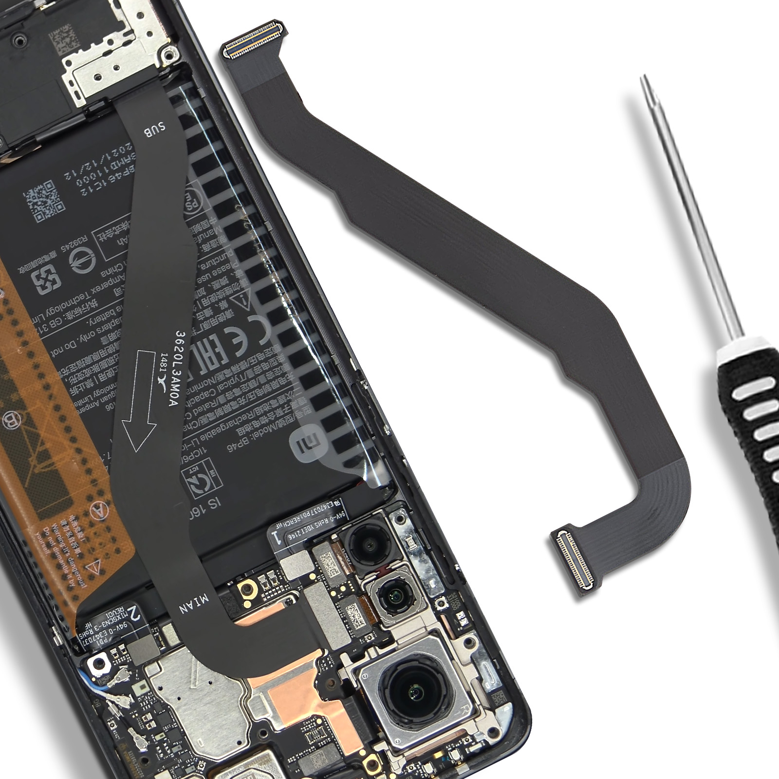 Nappe (câble Ruban) LCD Pour Xiaomi 12 5G - Pièce De Rechange - Neuf