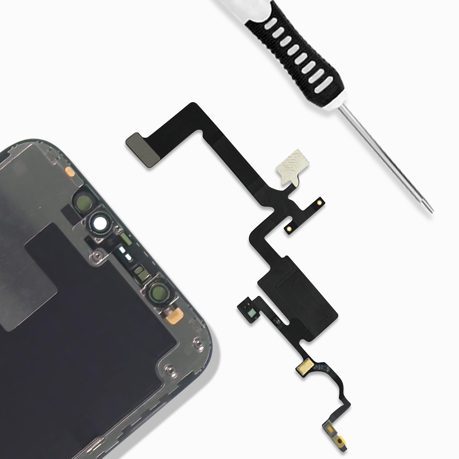 CAVO FLESSIBILE SENSORE luce di prossimità fotocamera frontale OEM per iPhone 6 6S Plus 7 X EUR