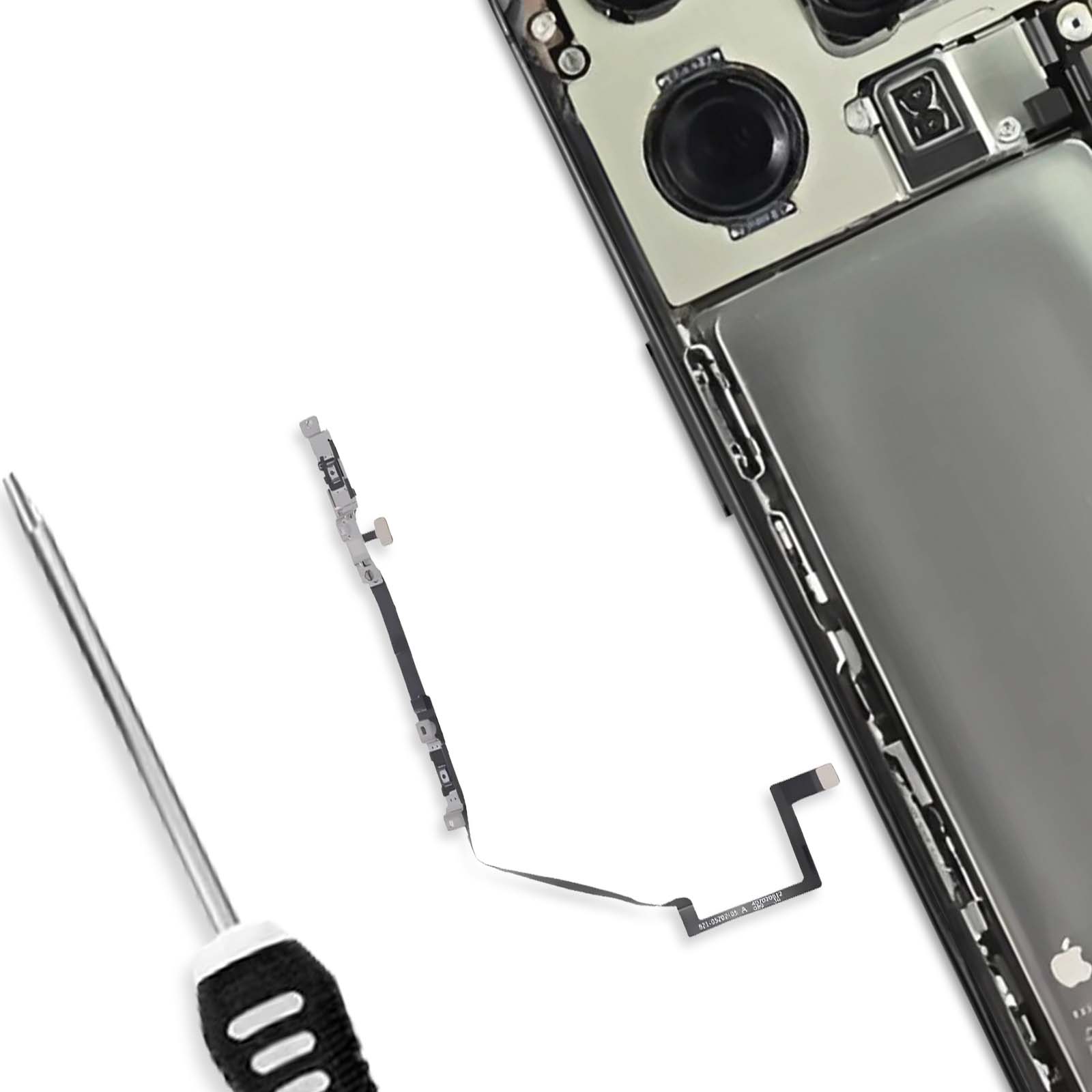Nappe Antenne NFC Et Boutons Power/Volume Pour IPhone 11 Pro - Doré - Neuf