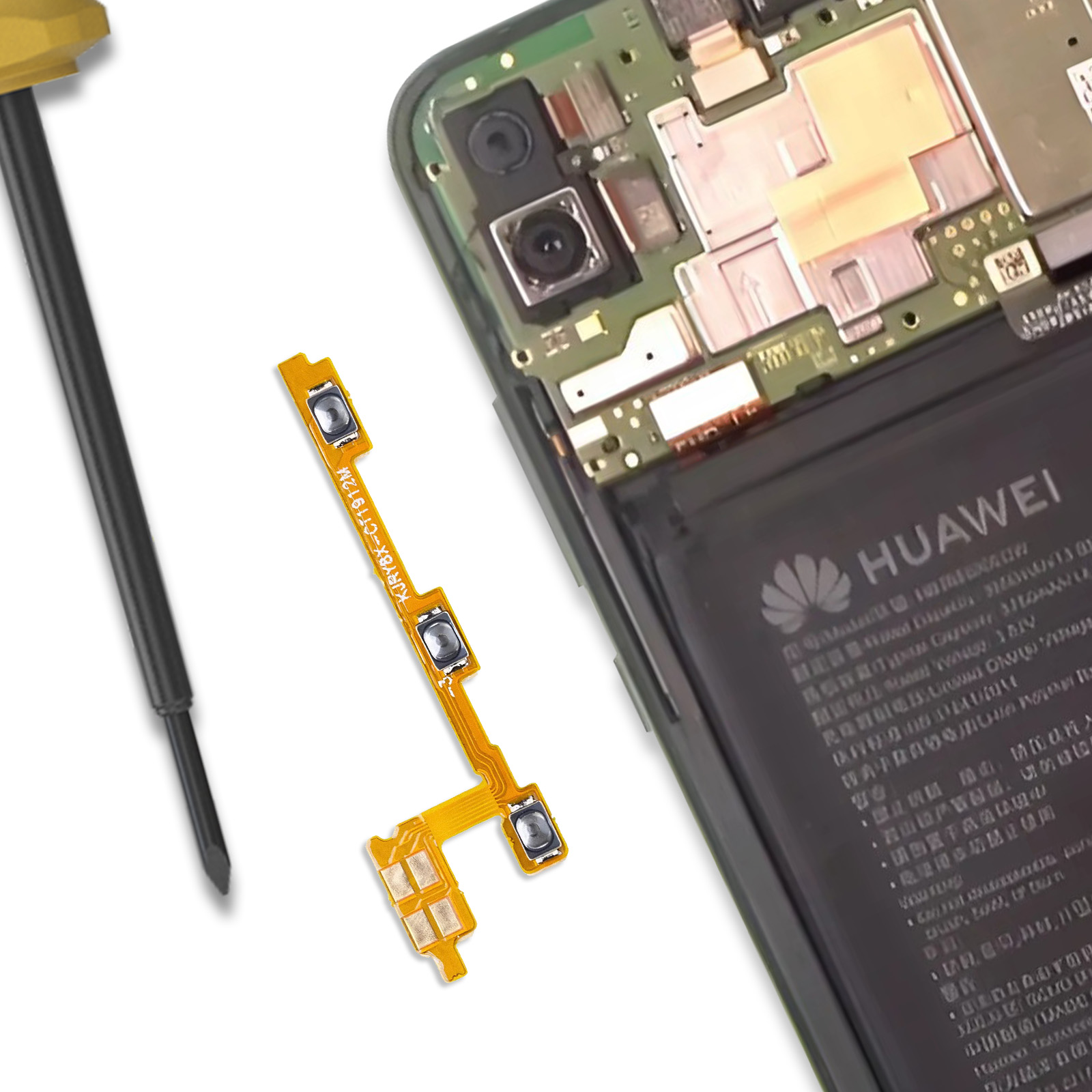 NAPPE INTERNE DES BOUTONS POWER ON OFF ET VOLUME + - DU XIAOMI REDMI 9T