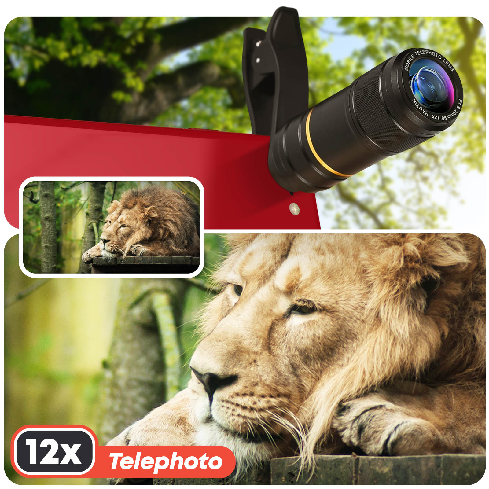 GOTOTOP Objectif Ultra Grand Angle Objectif De Paysage De Fisheye Ultra