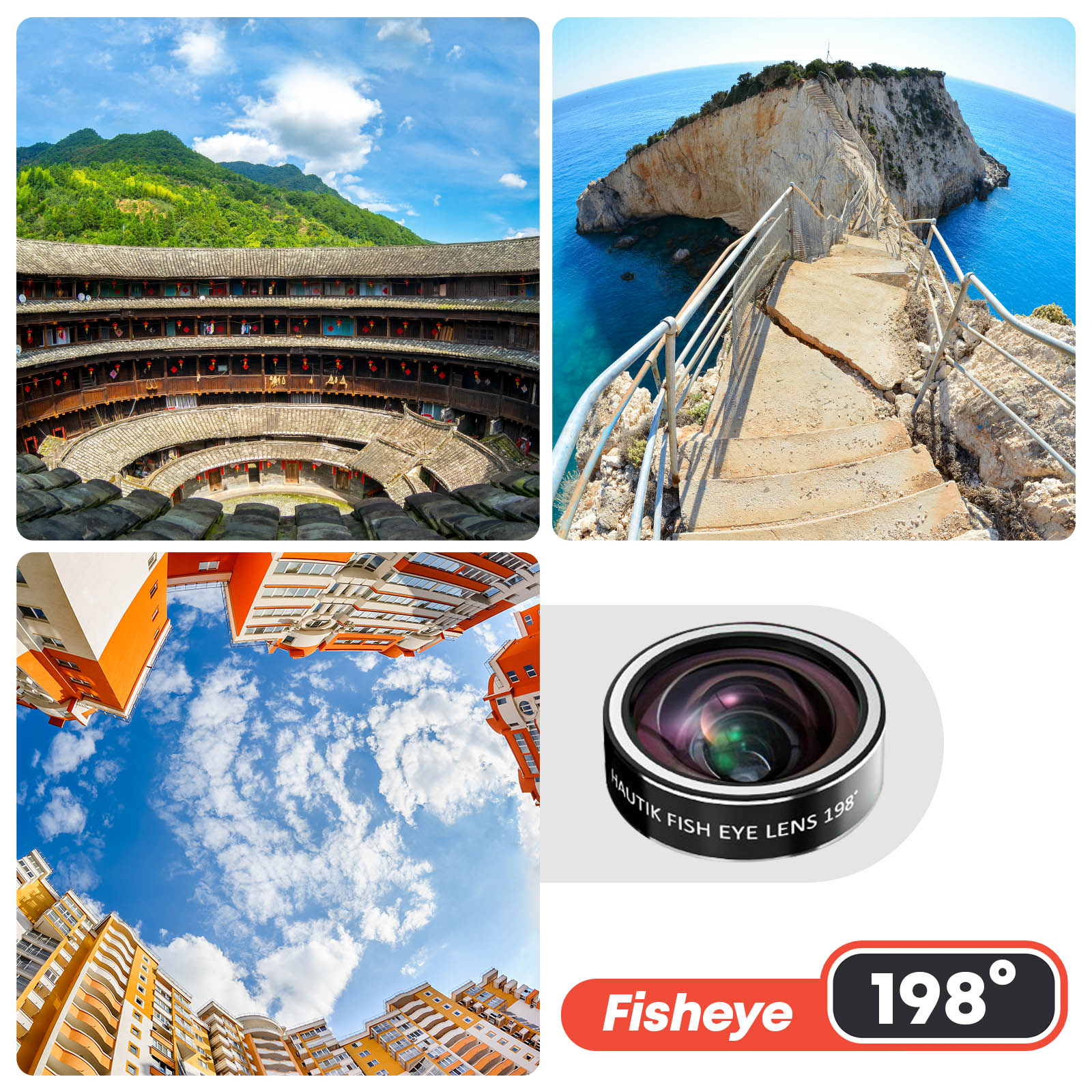 Yunseity Objectif Pour Appareil Photo De Téléphone, Objectif Grand Angle 0, 45X, Objectif Macro 12,5X, Clip Professionnel 2 En 1 Sur Objectif De Téléphone Portable, Universel Pour,(Le