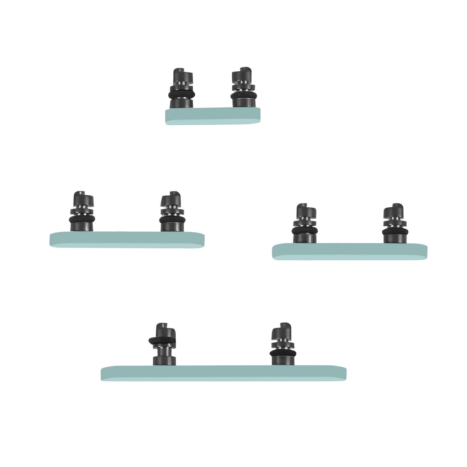 Lot De 16 Boutons Verts Ronds - Pour Vestes Et Manteaux - 2 Et 3 Trous, Diamètre 25mm
