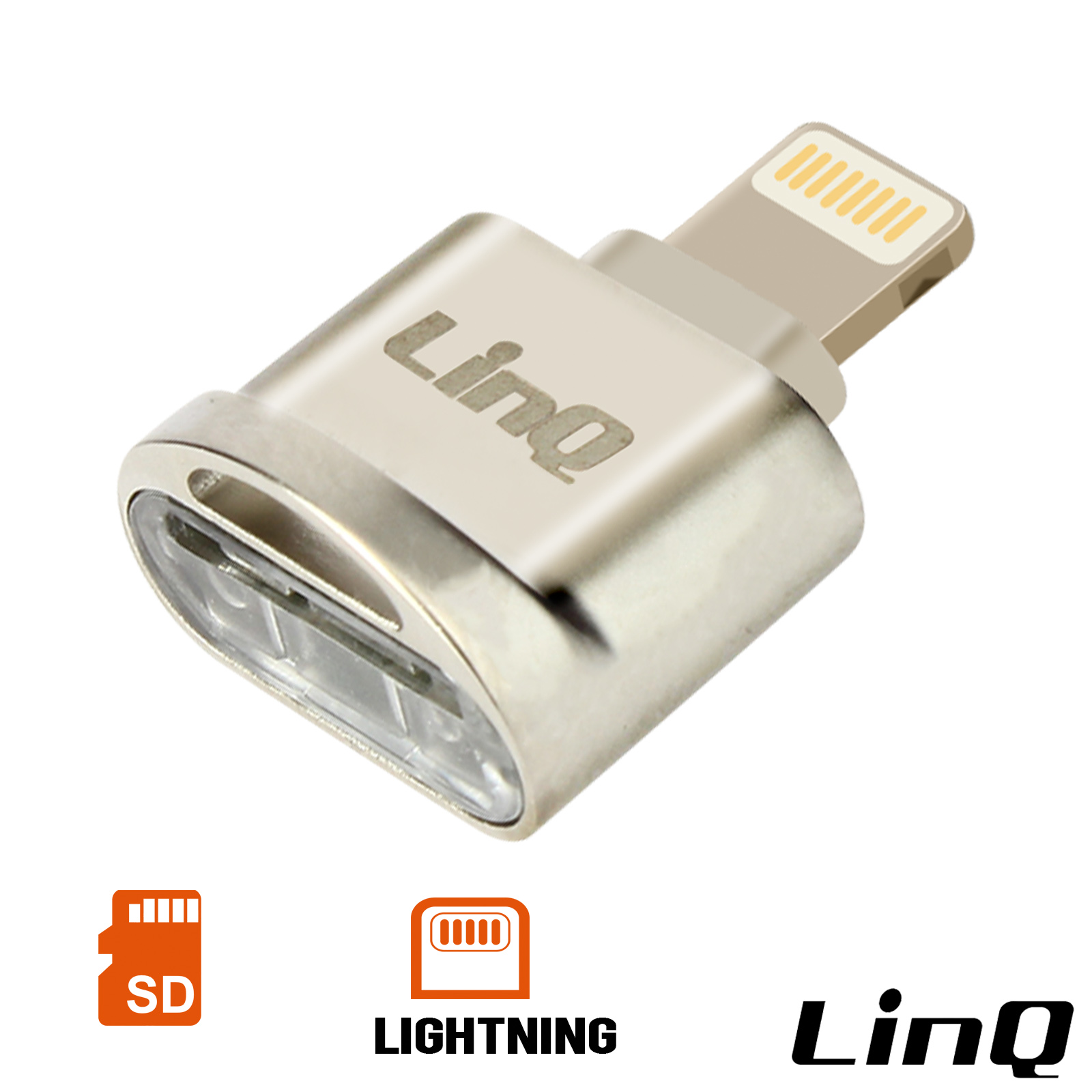Lettore di schede SD 4 in 2 per iPhone/iPad [certificato MFi