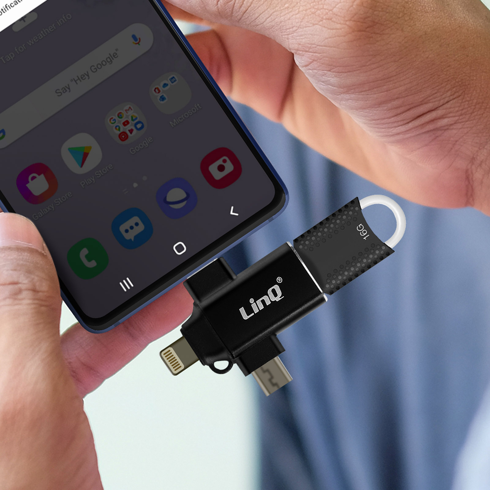 USB-C maschio a USB femmina + presa di ricarica USB-C PD e adattatore OTG USB 2.0 | Leroy Merlin