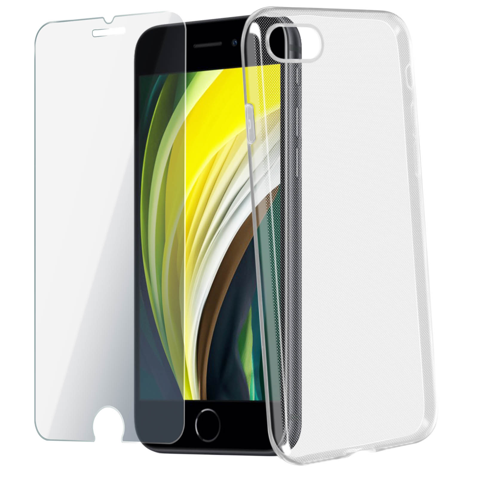 Custodia Labilus 360° Con Protezione Schermo Per IPhone SE 2020/8/7 – Trasparente, Antiurto E Resistente