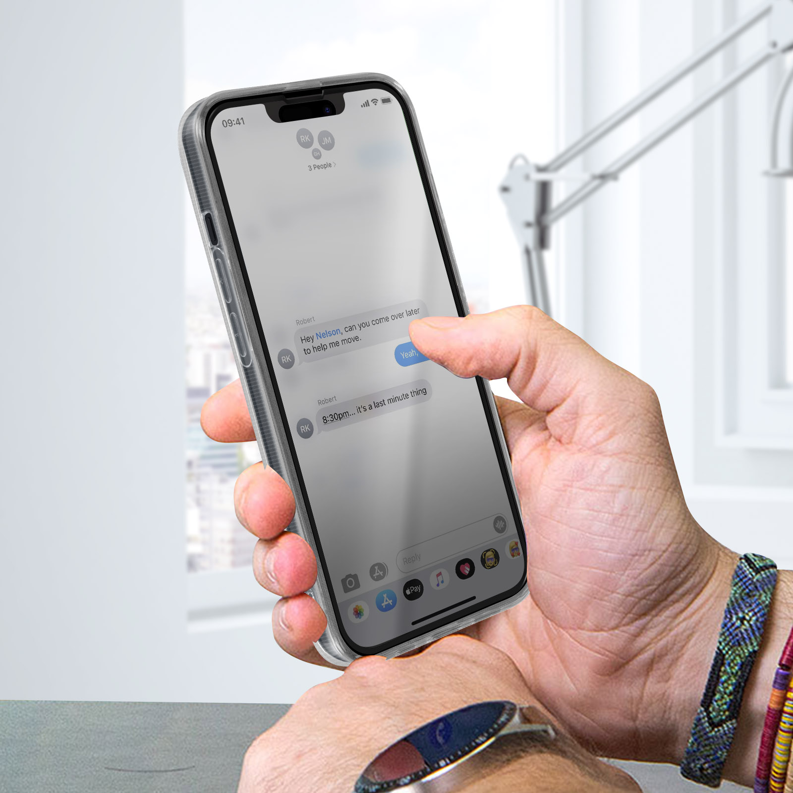 Vetro Privacy Iphone 14 Pro Max In Accessori Cellulari - Foto 6