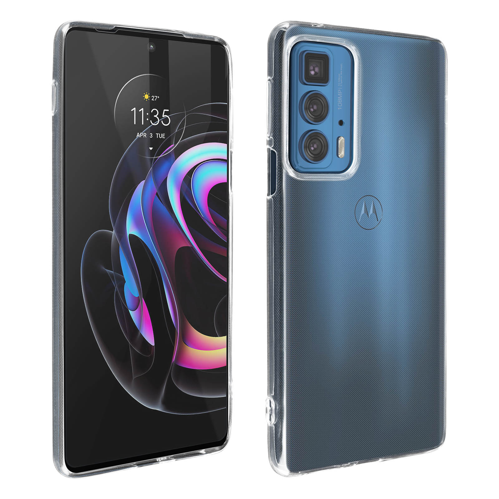 COVER CUSTODIA PER MOTOROLA MOTO EDGE 20 LITE IN SILICONE TPU