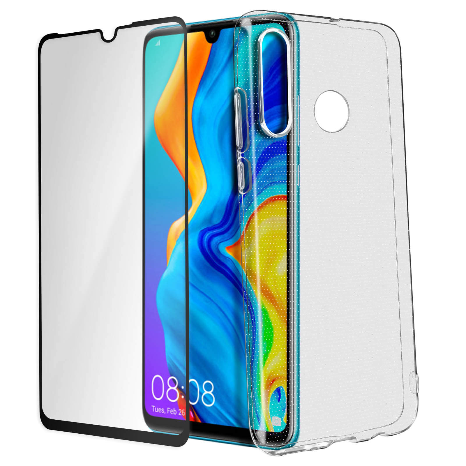 Coque Rigide En Bois Pour Huawei P30 Lite - Modèle Kwmobile, Neuve Sous Blister (réf. KWM000009NM002C)