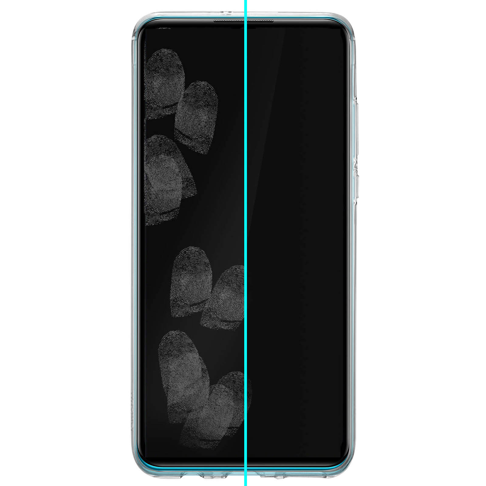 Vauki 2 Pezzi Privacy Vetro Temperato per Huawei P30
