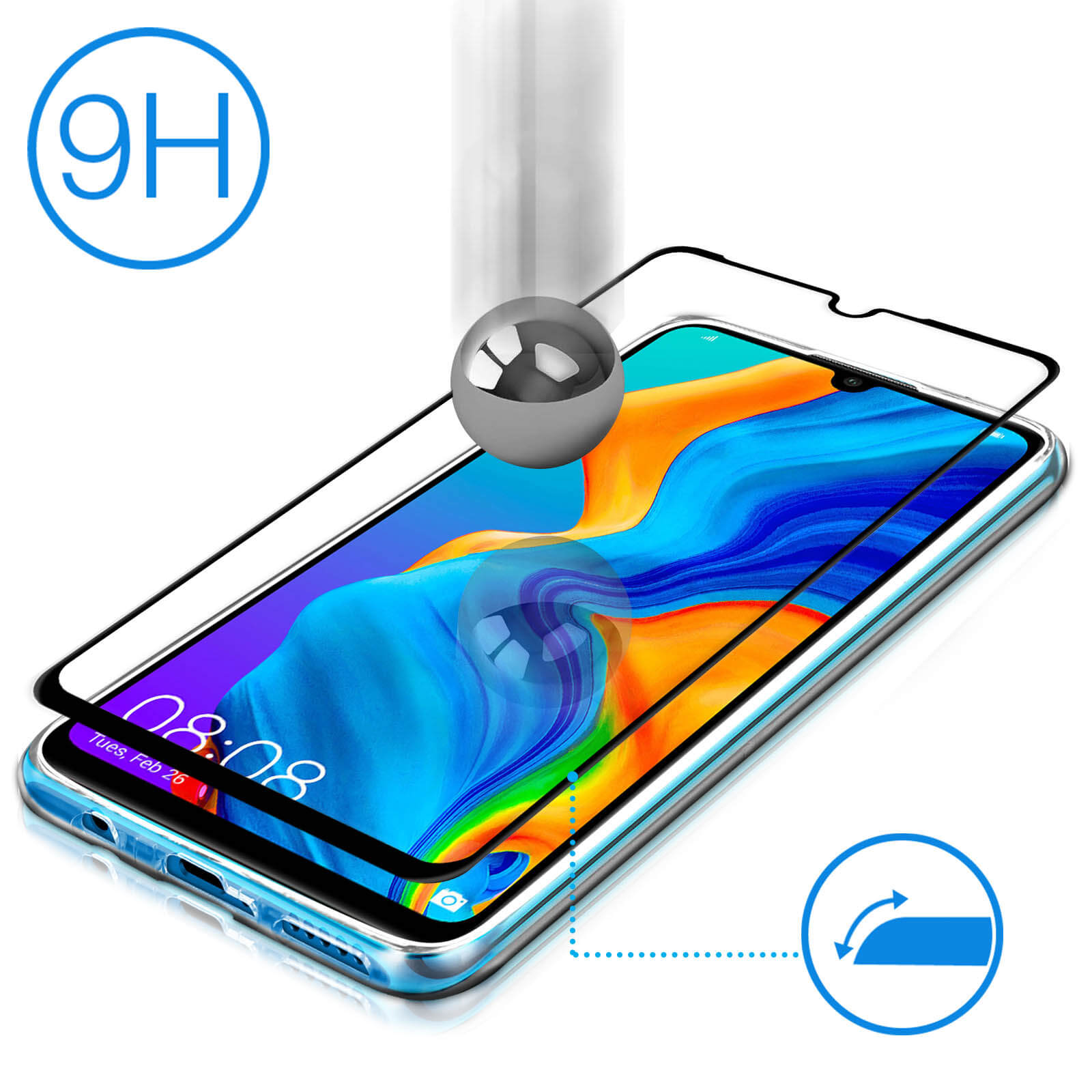 Pack 2 IN 1 Cover Gel Trasparente + Proteggi Vetro Temperato
