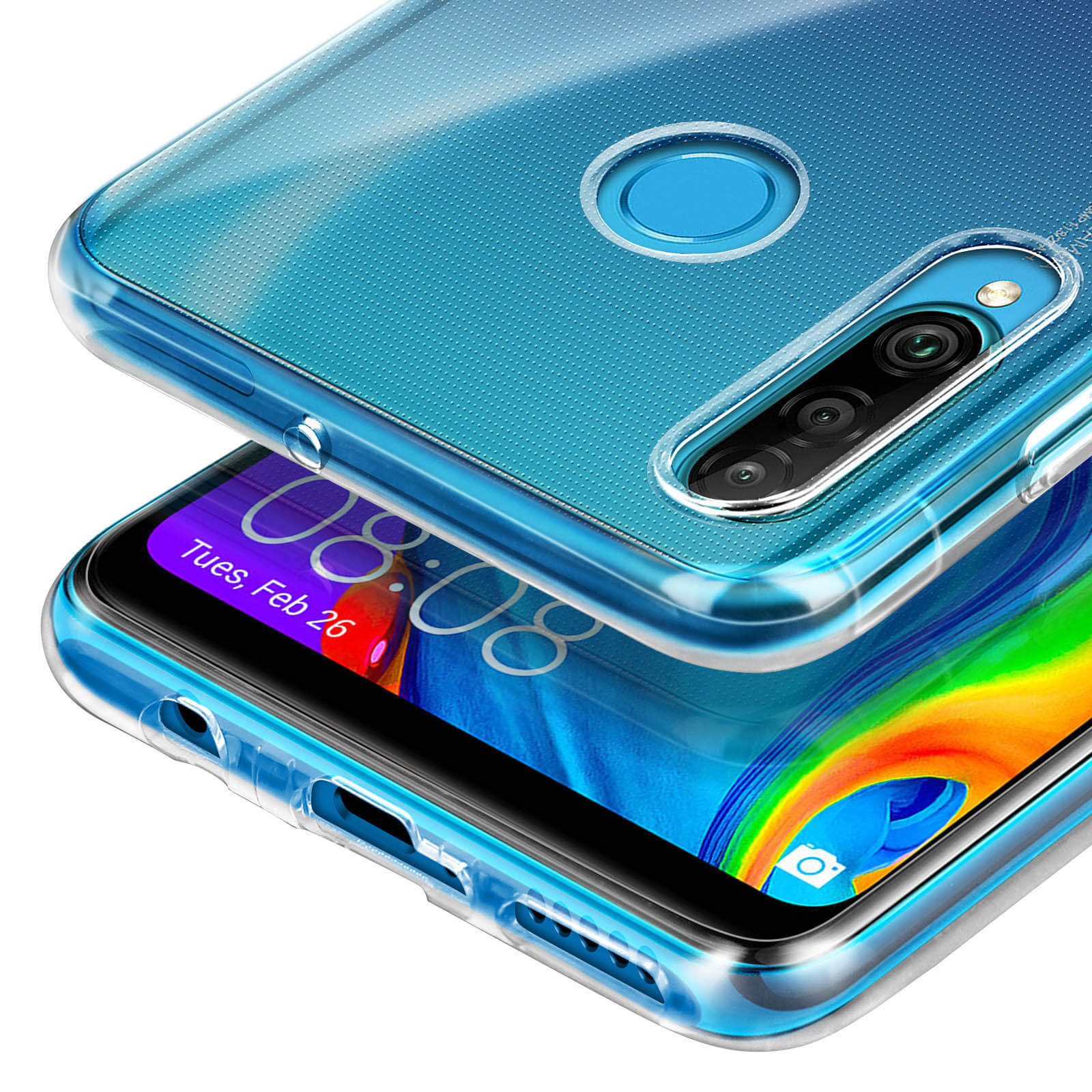 Tumundosmartphone Pack 2 IN 1 Cover Gel Trasparente + Proteggi Vetro
