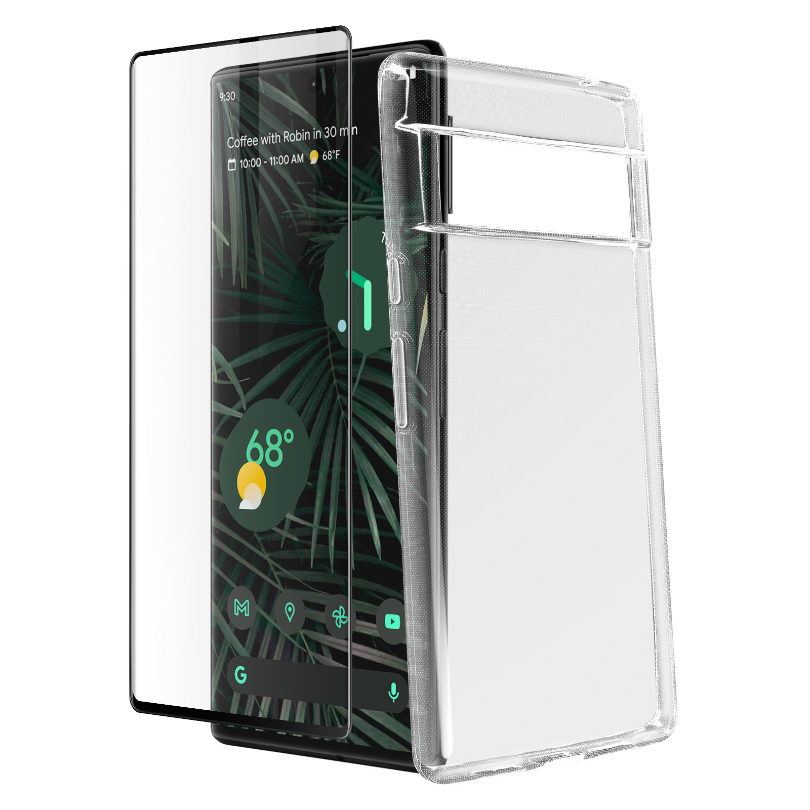 Coque souple en silicone pour Google Pixel 3